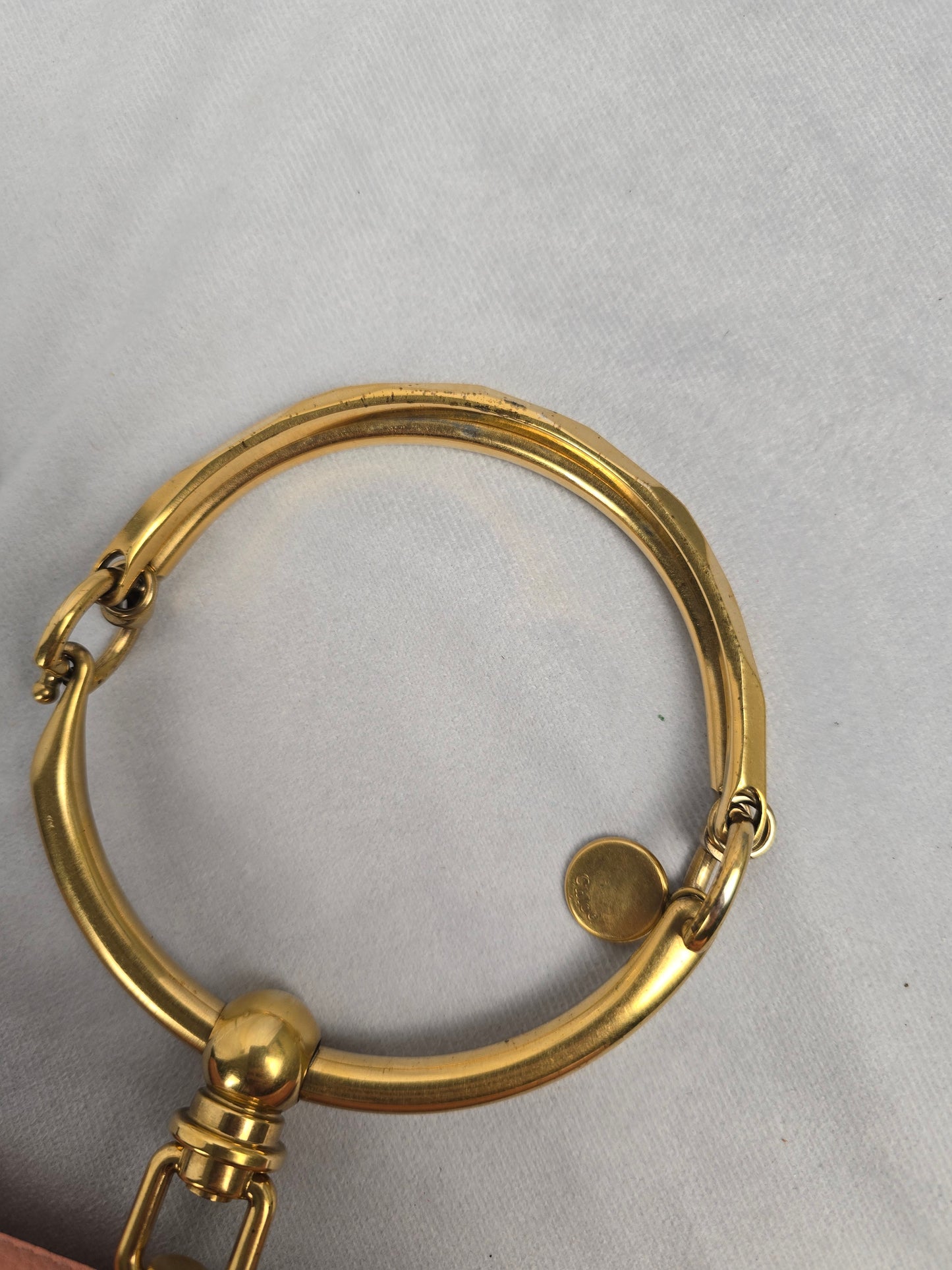 Chloe Signature Nile Small Bracelet Minaudiere Bag in Salmon