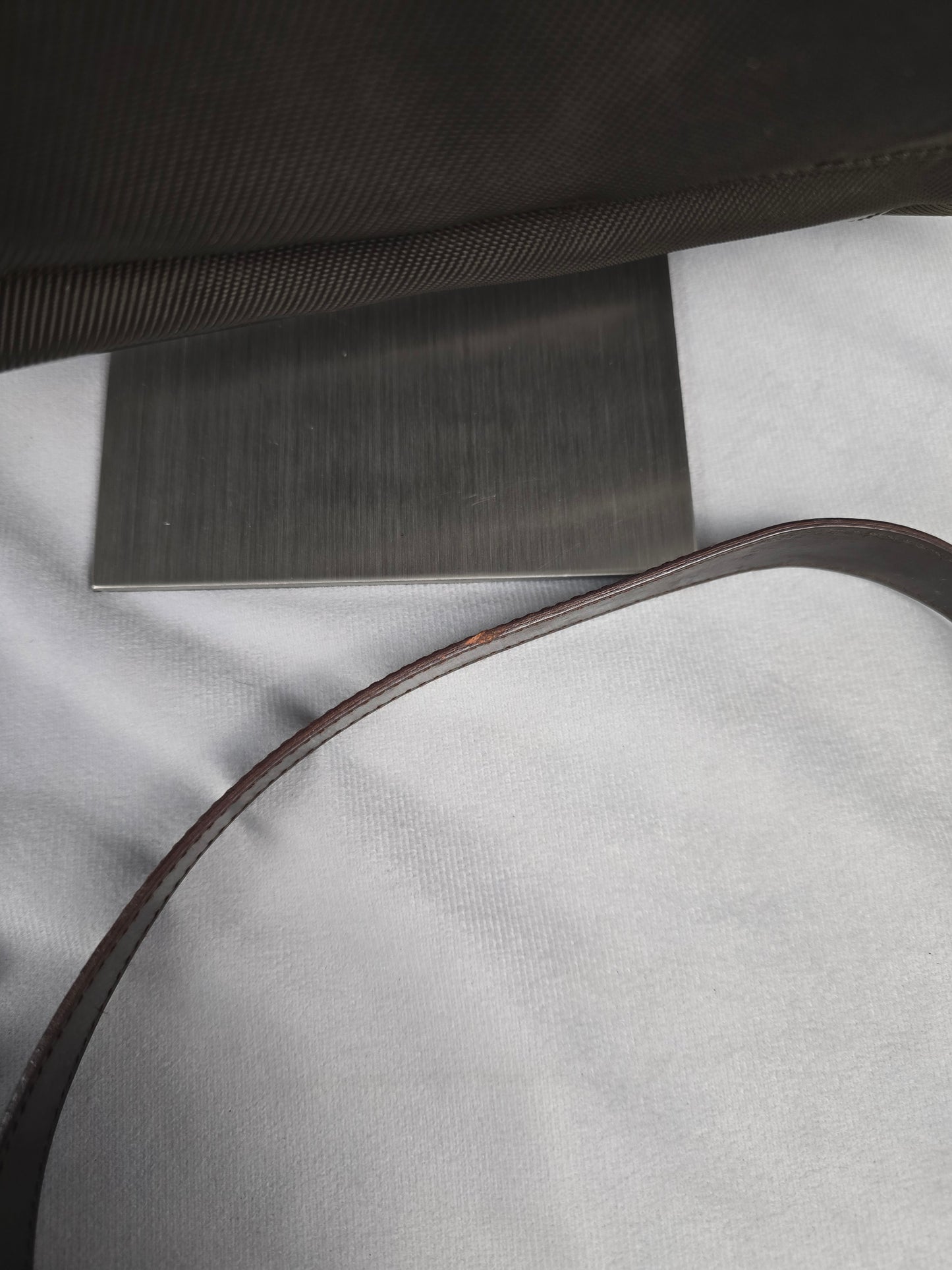 Gucci Bamboo Brown Nylon Two-Way Bag