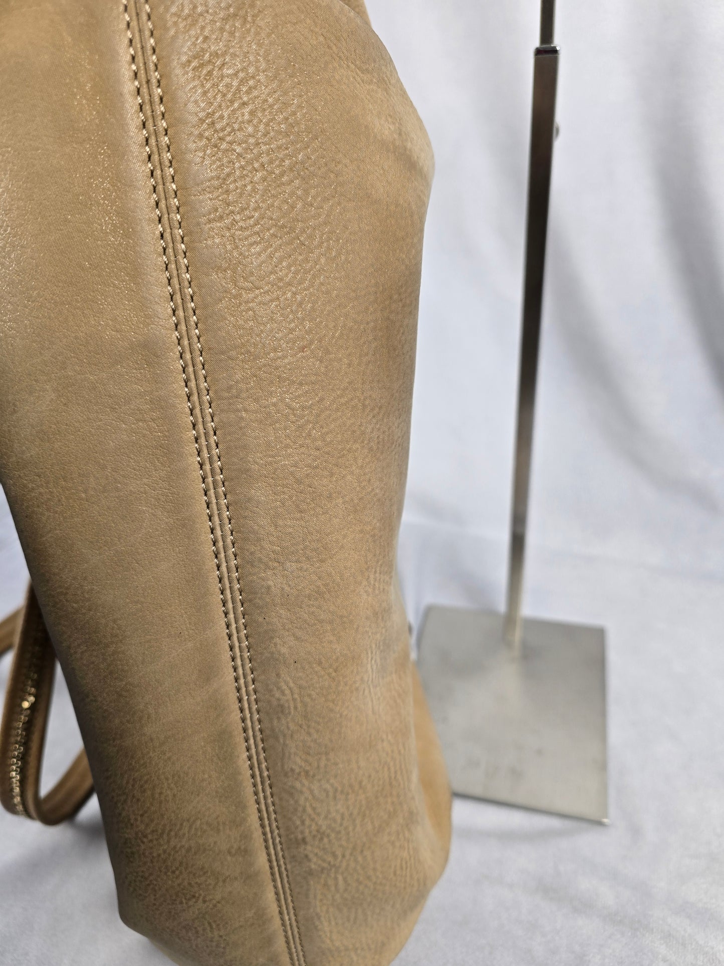 Fendi Beige Leather Medium Chains Tote