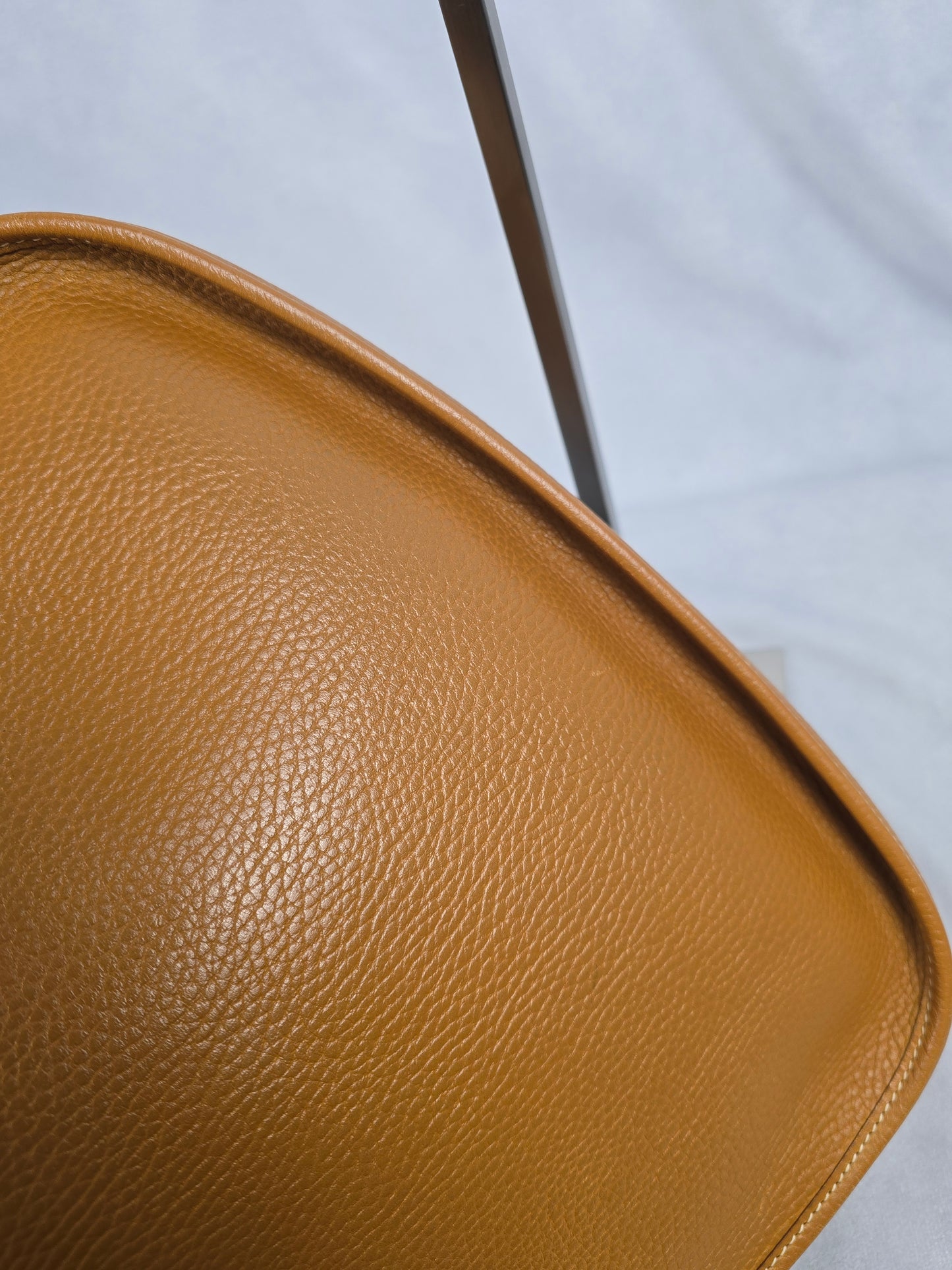 Hermes Clemence Evelyne Shoulder Bag in Golden Brown