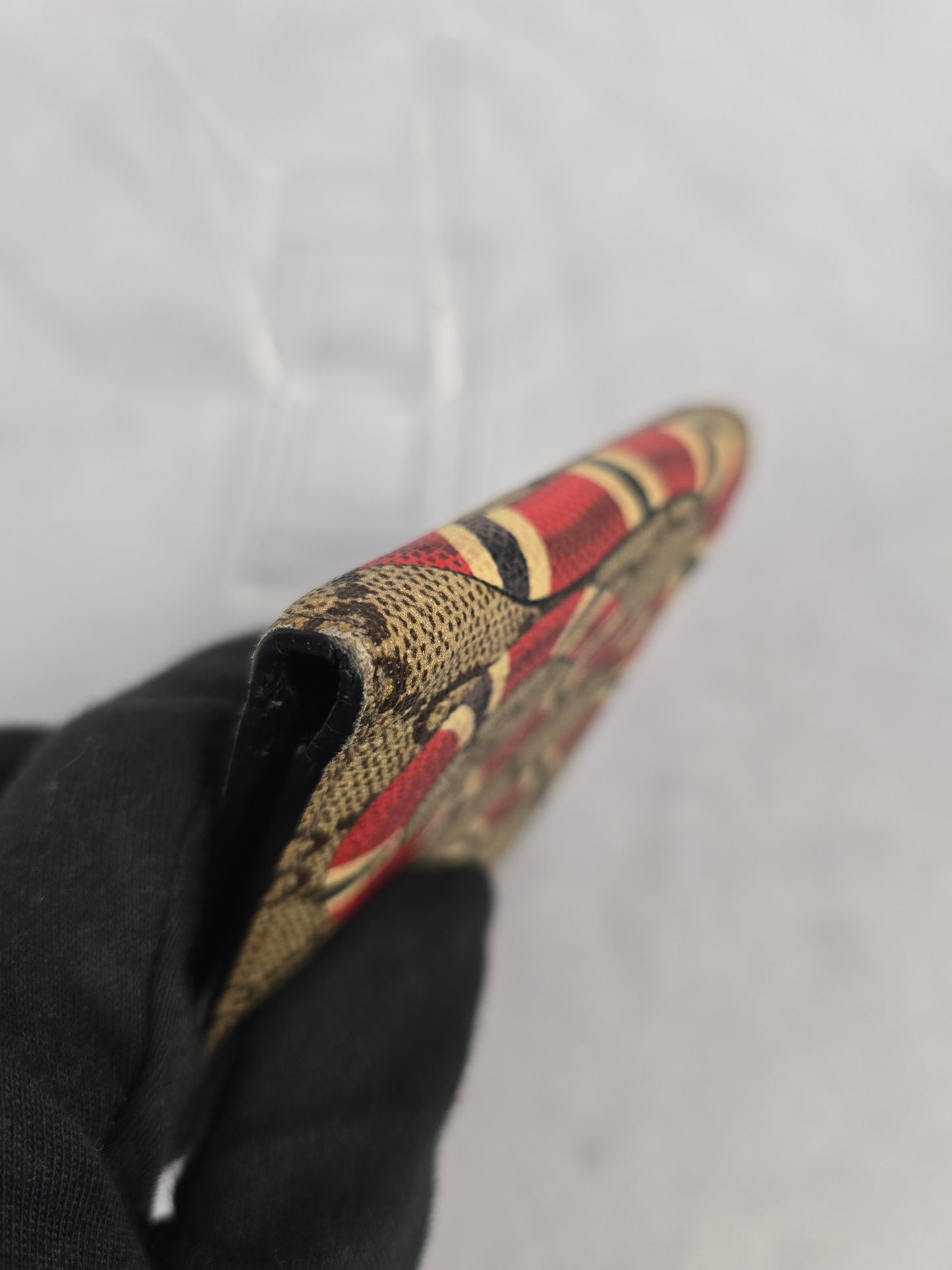 Gucci GG Kingsnake Monogram Bifold Wallet