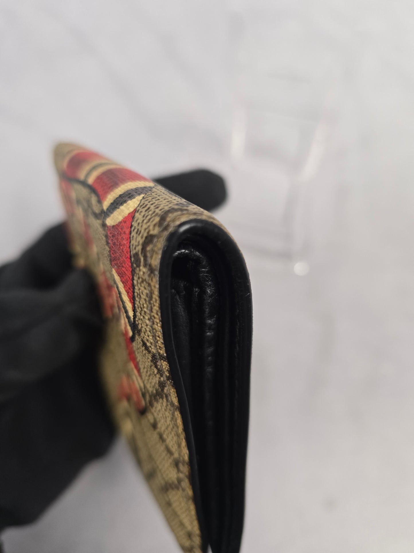 Gucci GG Kingsnake Monogram Bifold Wallet