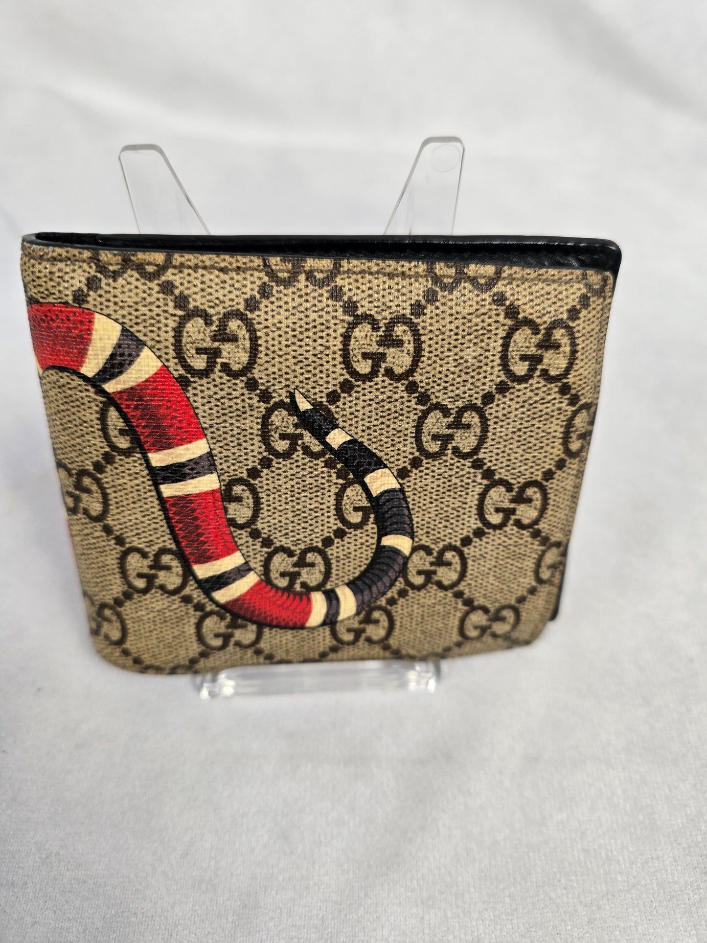 Gucci GG Kingsnake Monogram Bifold Wallet