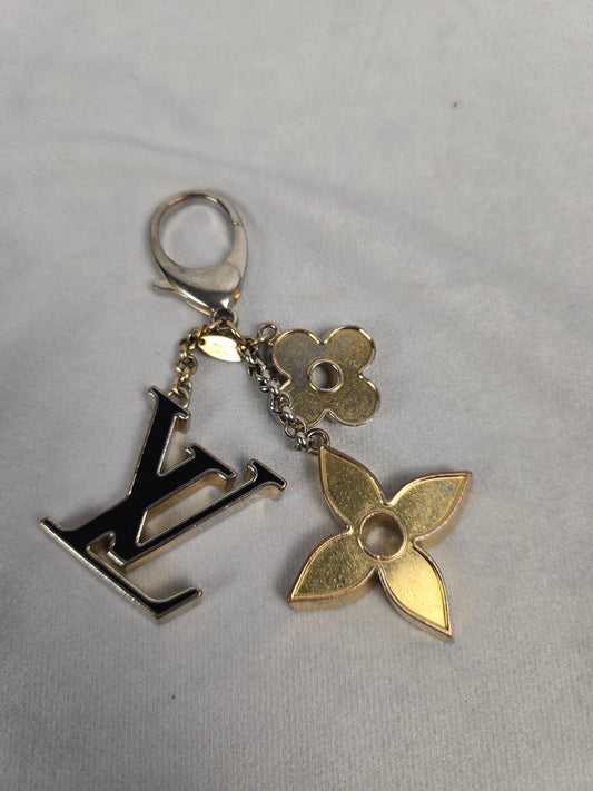 Louis Vuitton Fleur De Monogram Bag Charm Key Ring