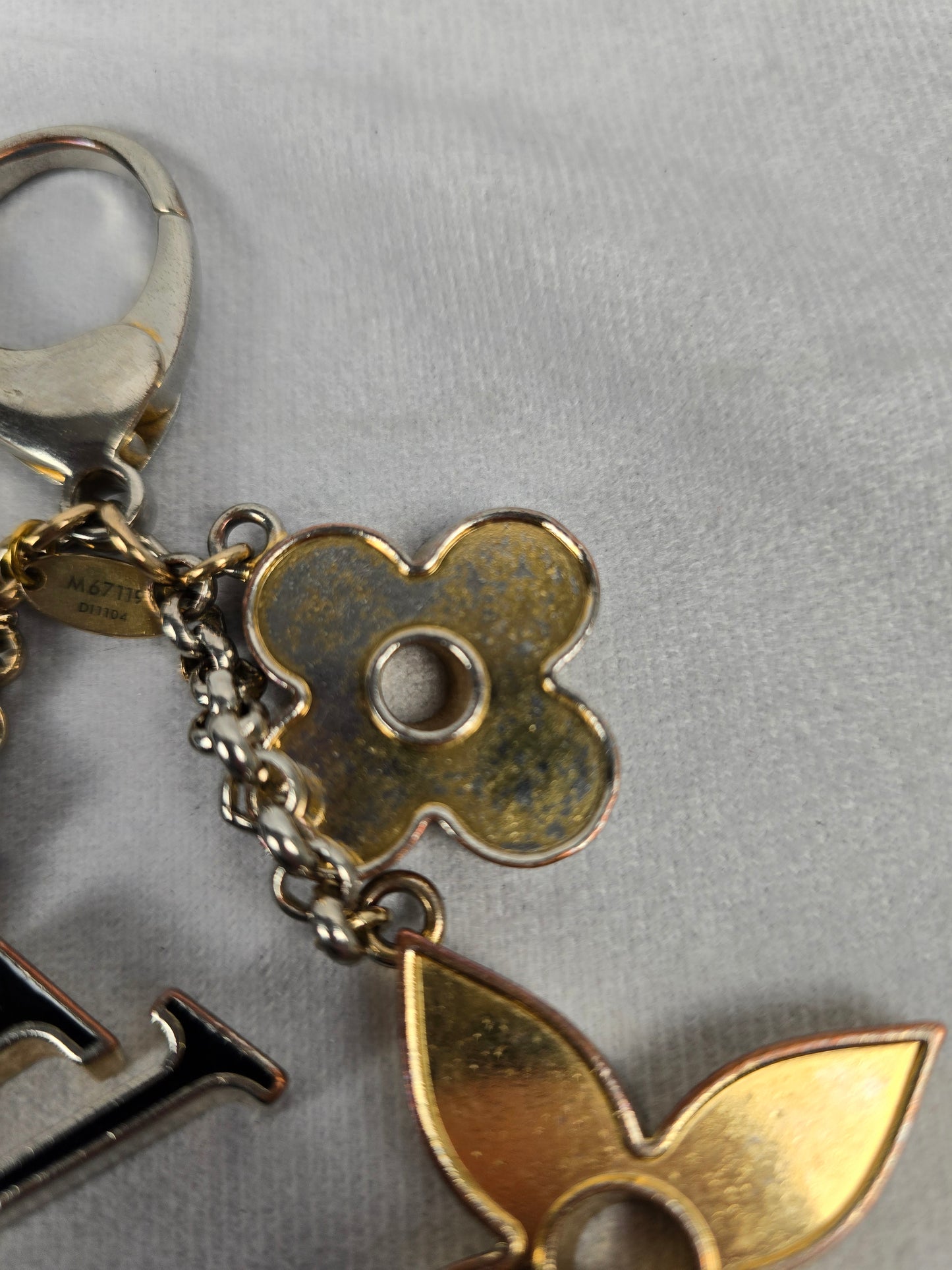 Louis Vuitton Fleur De Monogram Bag Charm Key Ring