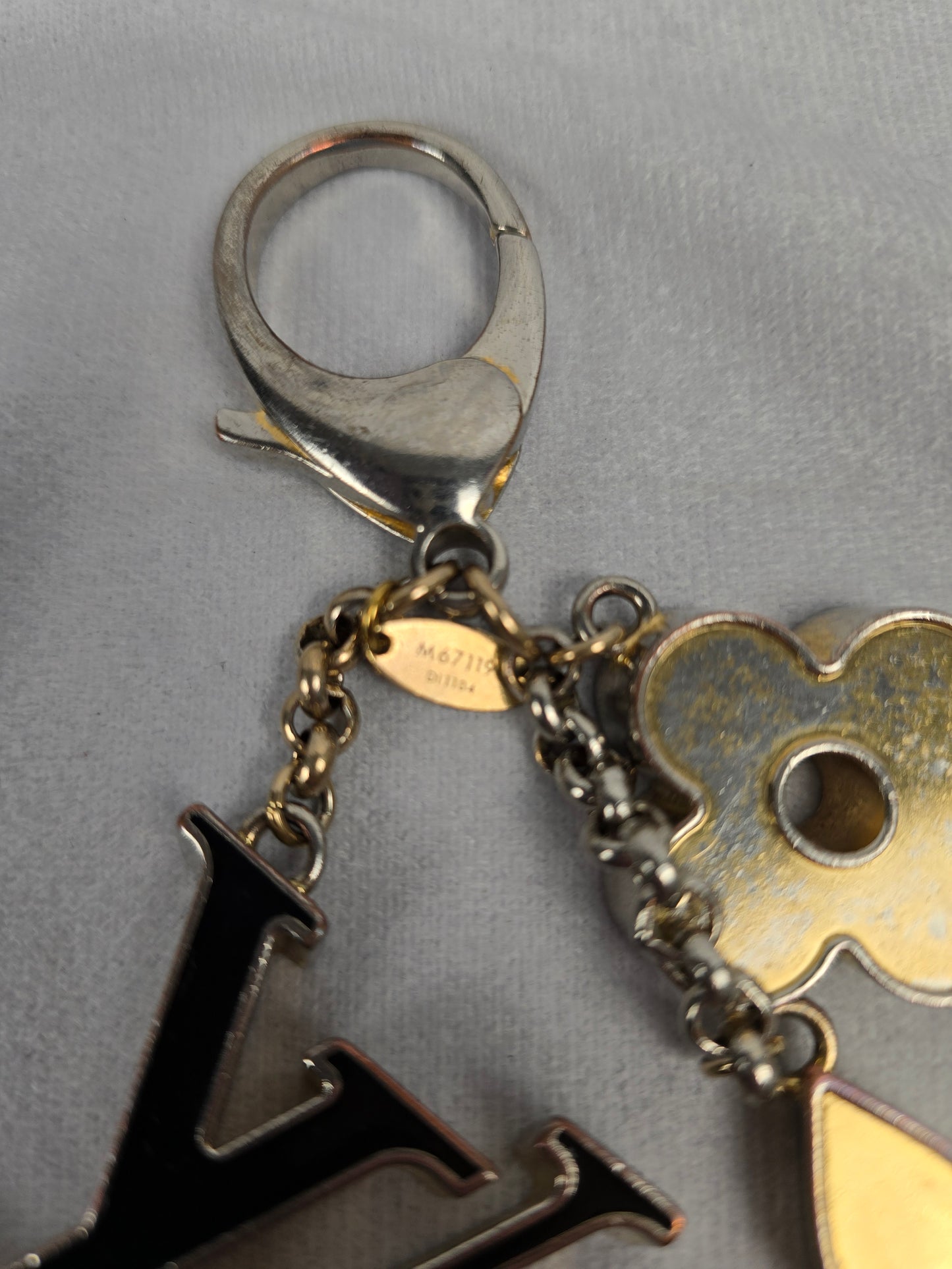 Louis Vuitton Fleur De Monogram Bag Charm Key Ring
