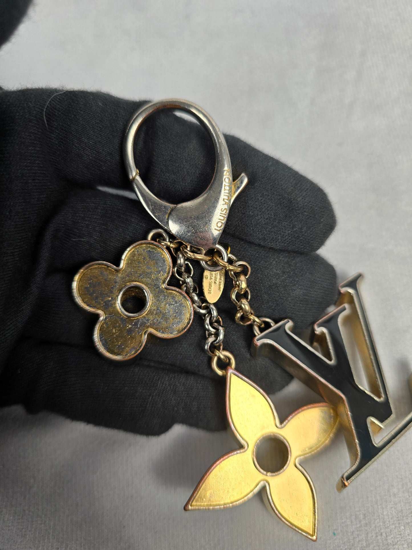 Louis Vuitton Fleur De Monogram Bag Charm Key Ring