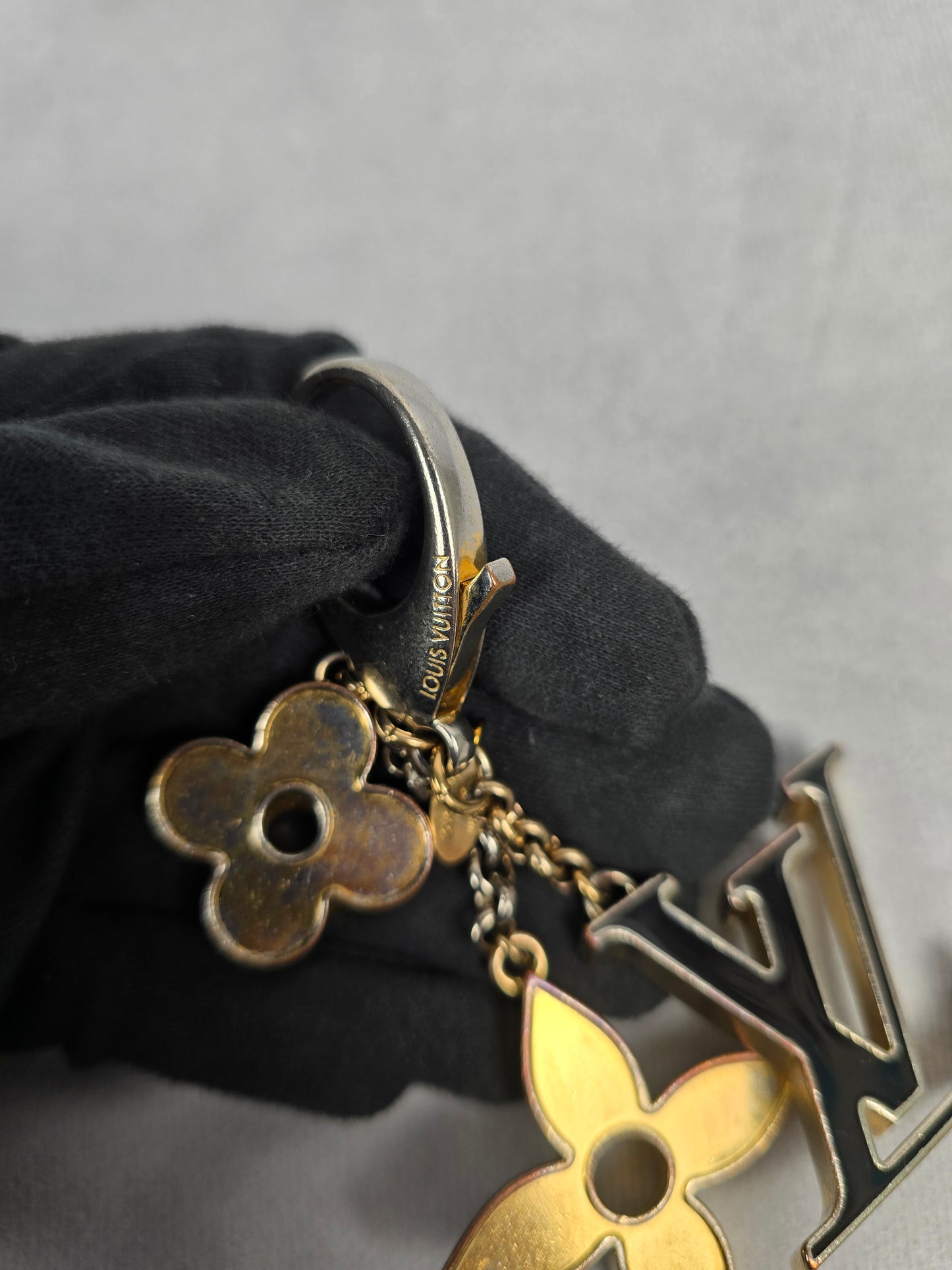 Louis Vuitton Fleur De Monogram Bag Charm Key Ring