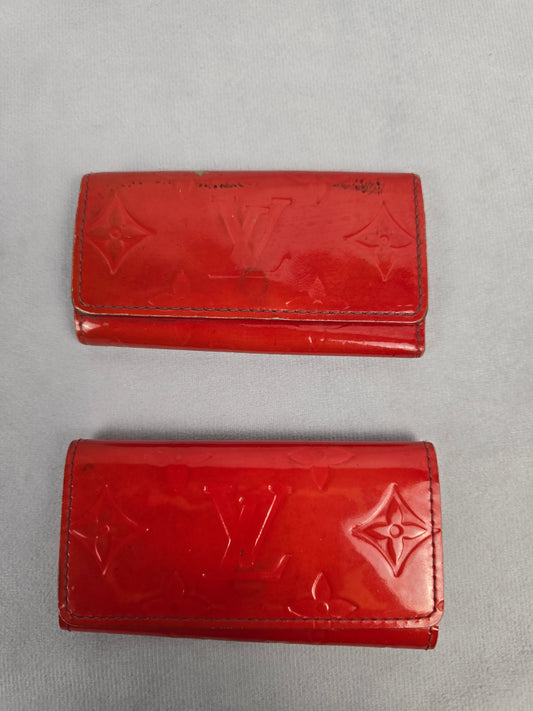 Louis Vuitton Monogram Vernis 4 Key Holder Wallet - Set of Two