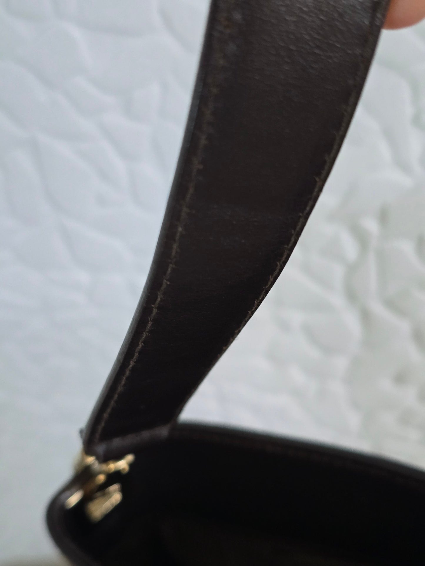 Gucci Canvas and Leather Sherry One Handle Tote