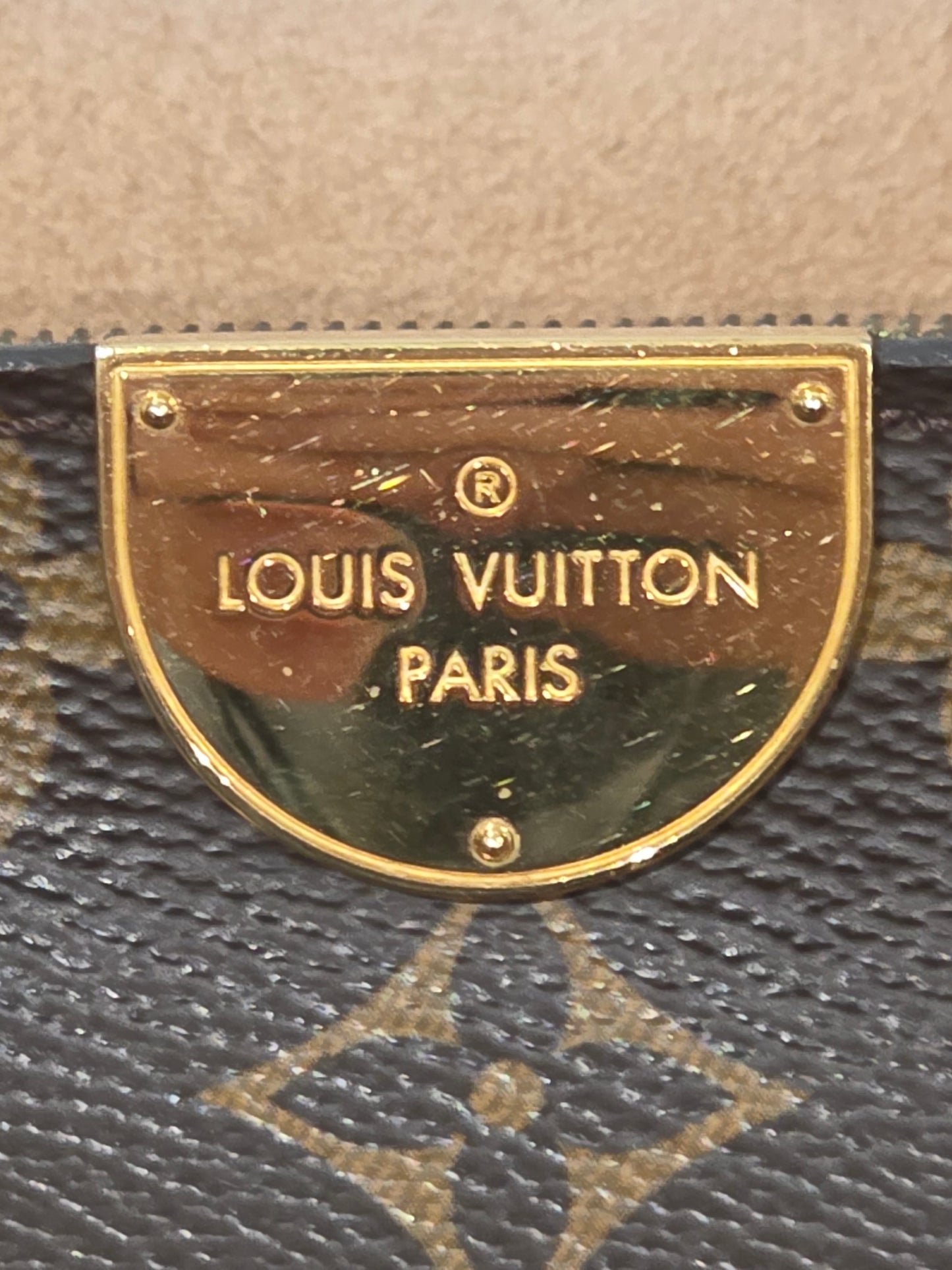 Louis Vuitton Flandrin Monogram Canvas Tote Bag Cherry Red 2WAY Bag