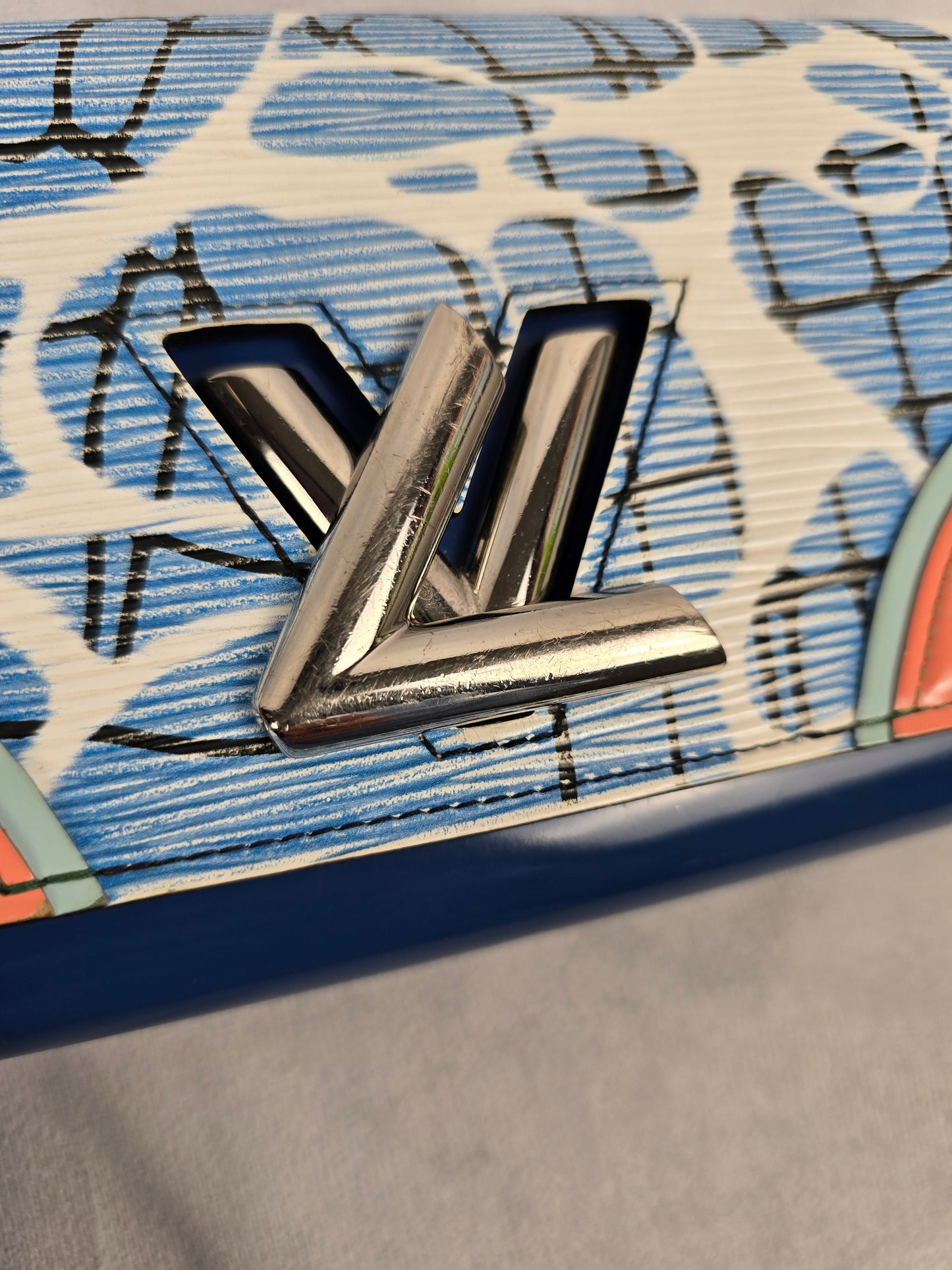 Louis Vuitton Multicolor Epi Leather Aqua Twist WOC