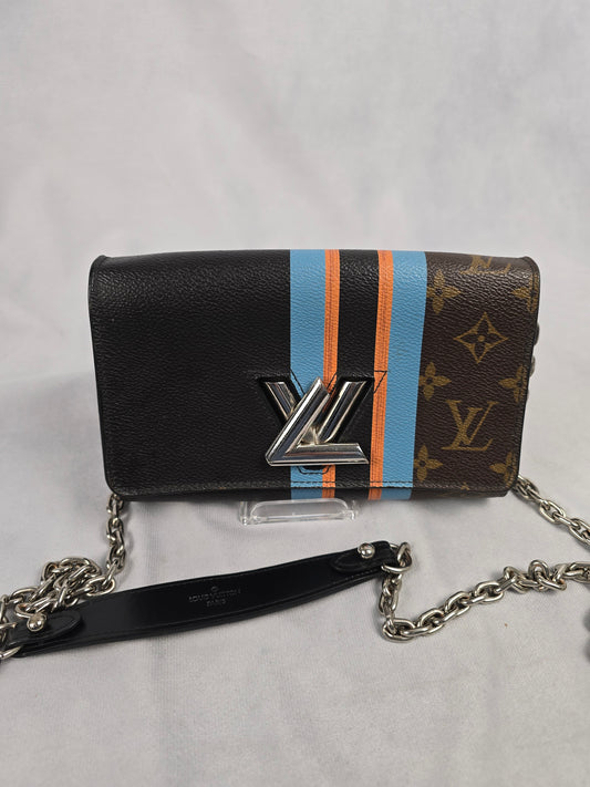 Louis Vuitton Monogram Twist Wallet on Chain