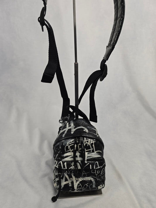 Balenciaga Arena Graffiti Explorer Crossbody Backpack