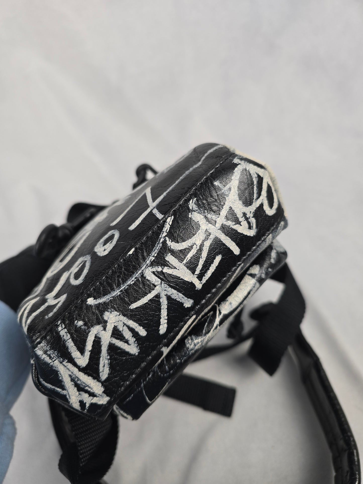 Balenciaga Arena Graffiti Explorer Crossbody Backpack
