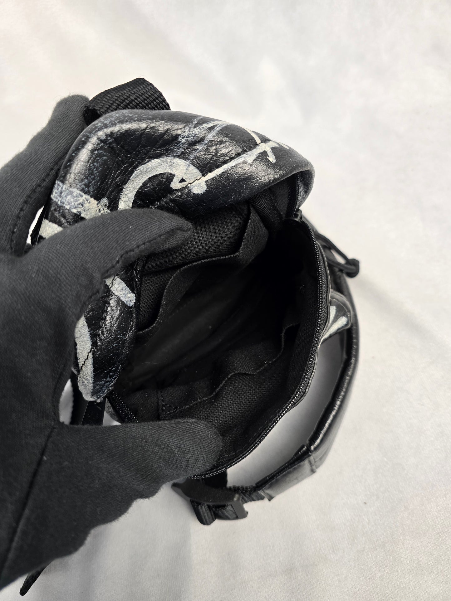 Balenciaga Arena Graffiti Explorer Crossbody Backpack