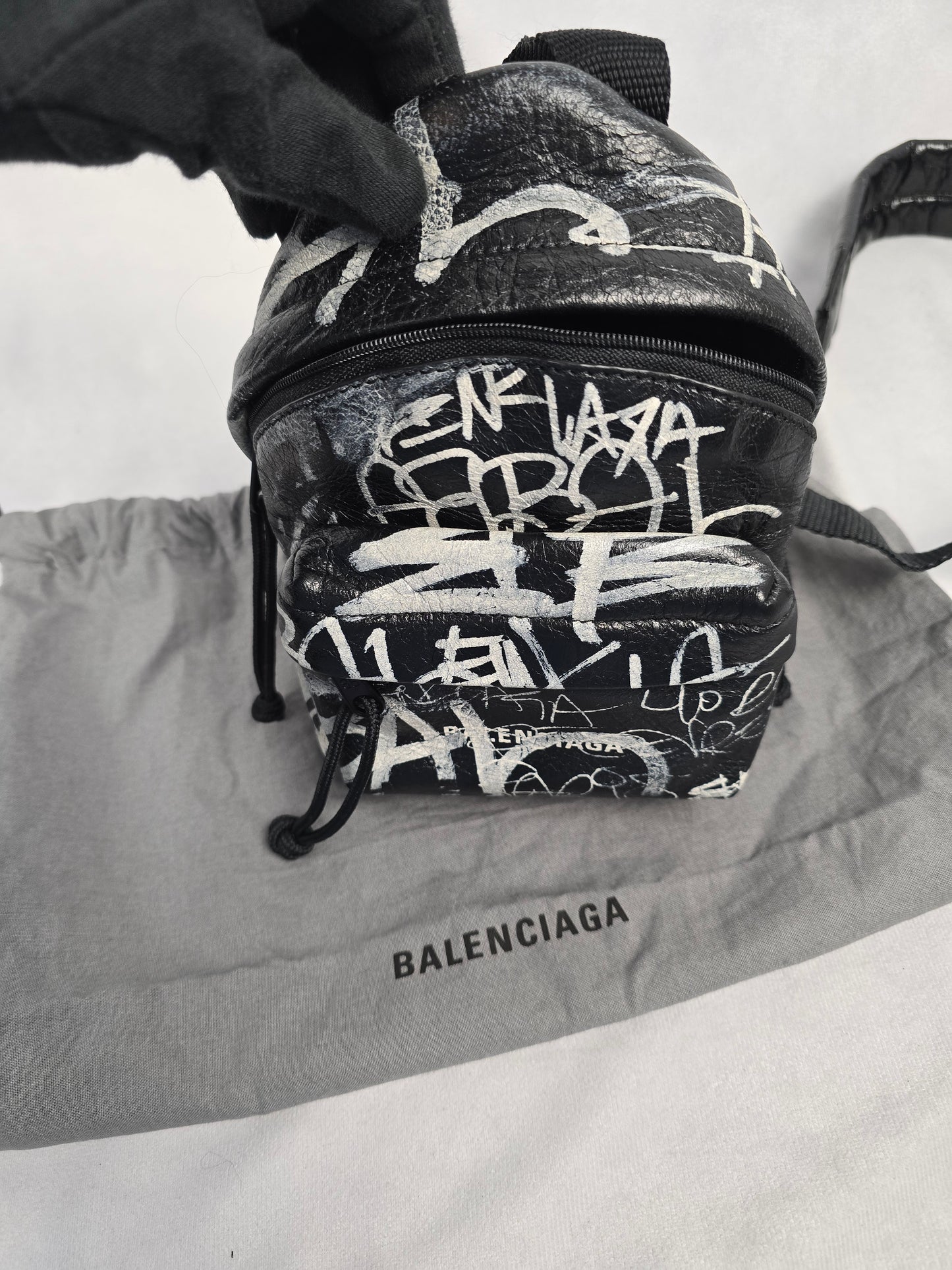 Balenciaga Arena Graffiti Explorer Crossbody Backpack