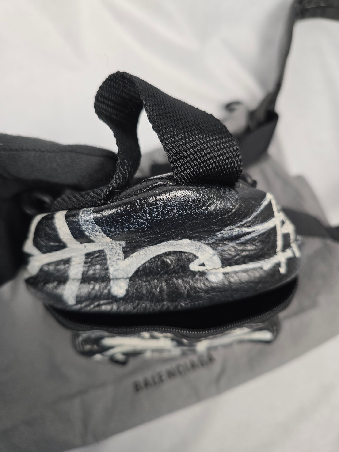 Balenciaga Arena Graffiti Explorer Crossbody Backpack