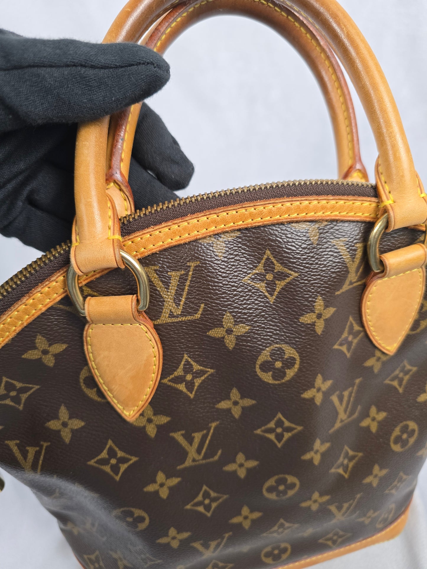 Louis Vuitton Lockit Monogram Canvas Tote
