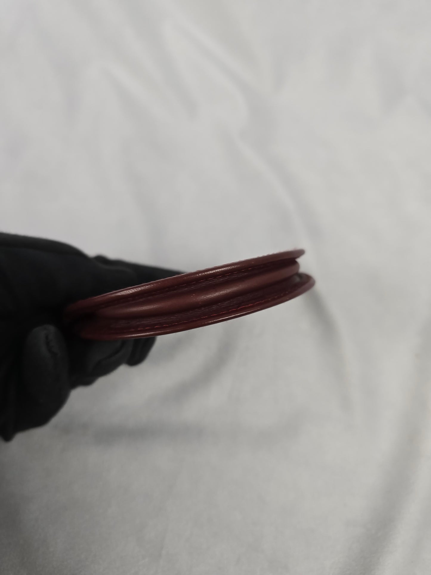 Cartier Must de Leather Coin Purse in Bordeaus