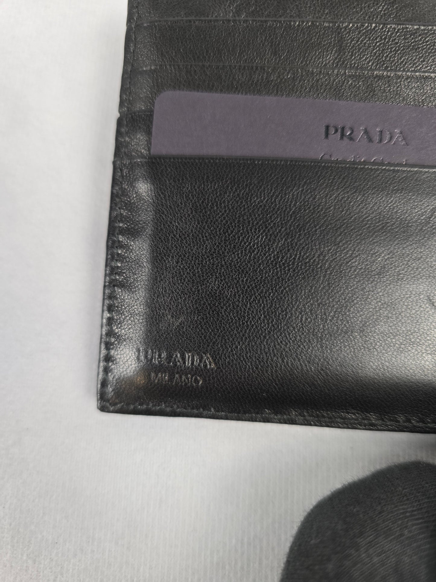 Prada Skull and Crossbones Tessuto Nylon Bifold Wallet
