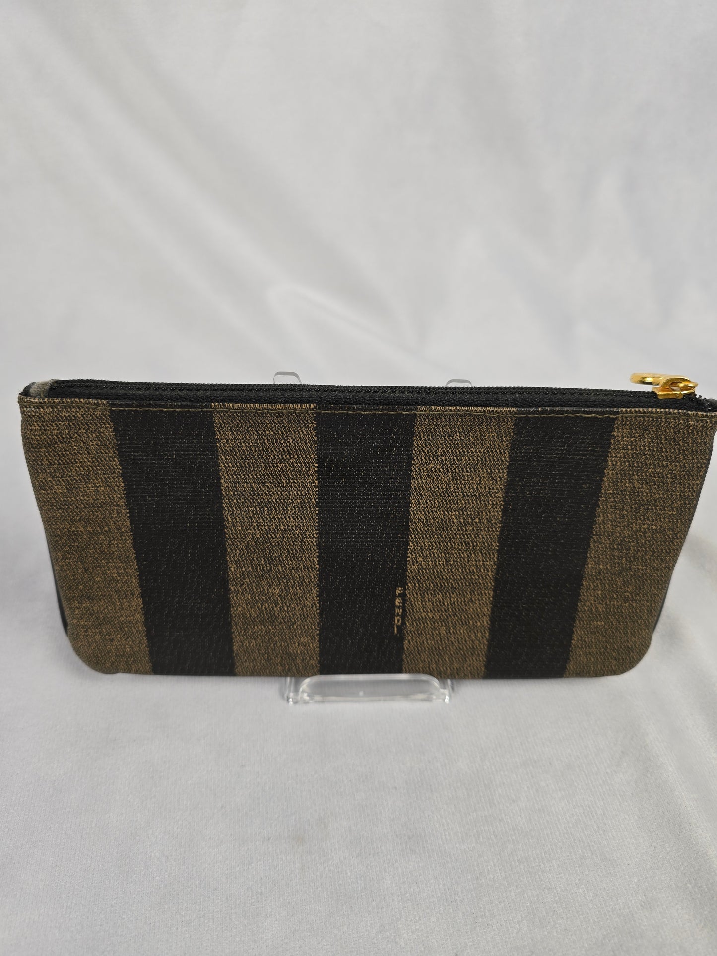 Fendi Vintage Pequin Pouch