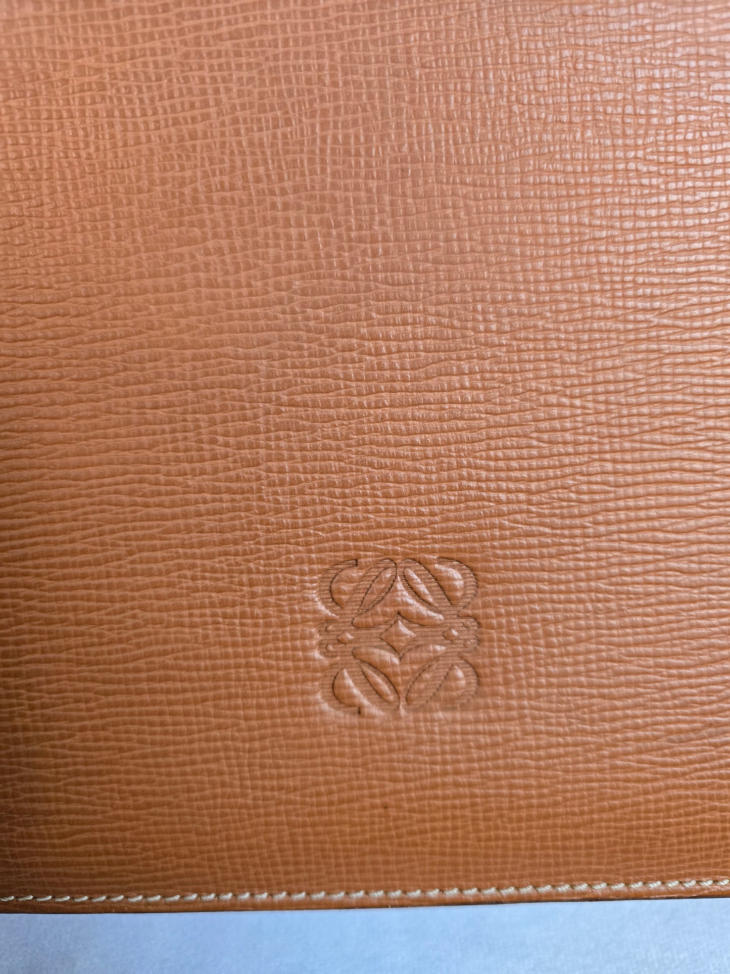 Loewe Vintage Madrid Leather Briefcase/Tote Tan