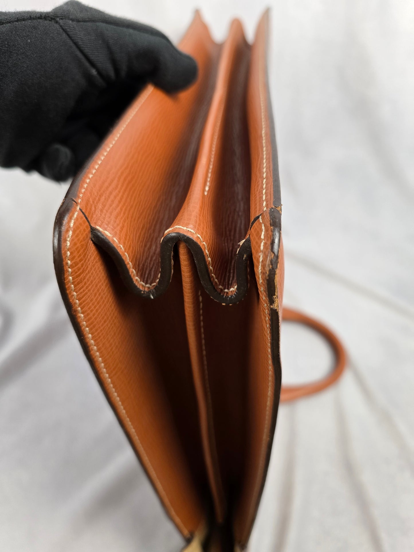 Loewe Vintage Madrid Leather Briefcase/Tote Tan