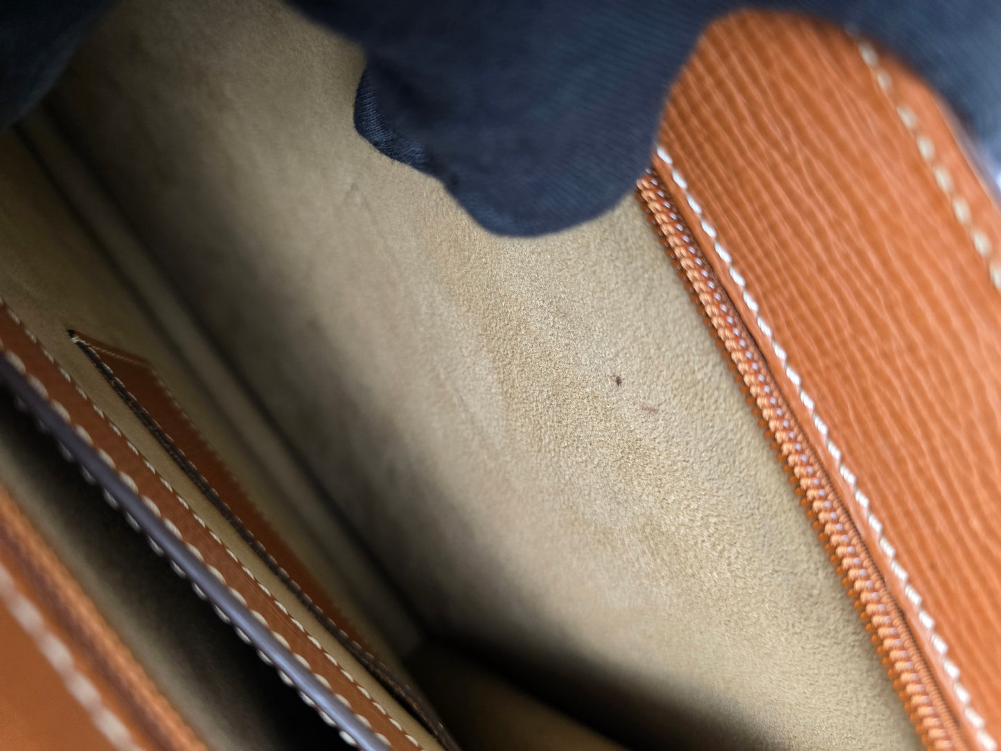 Loewe Vintage Madrid Leather Briefcase/Tote Tan