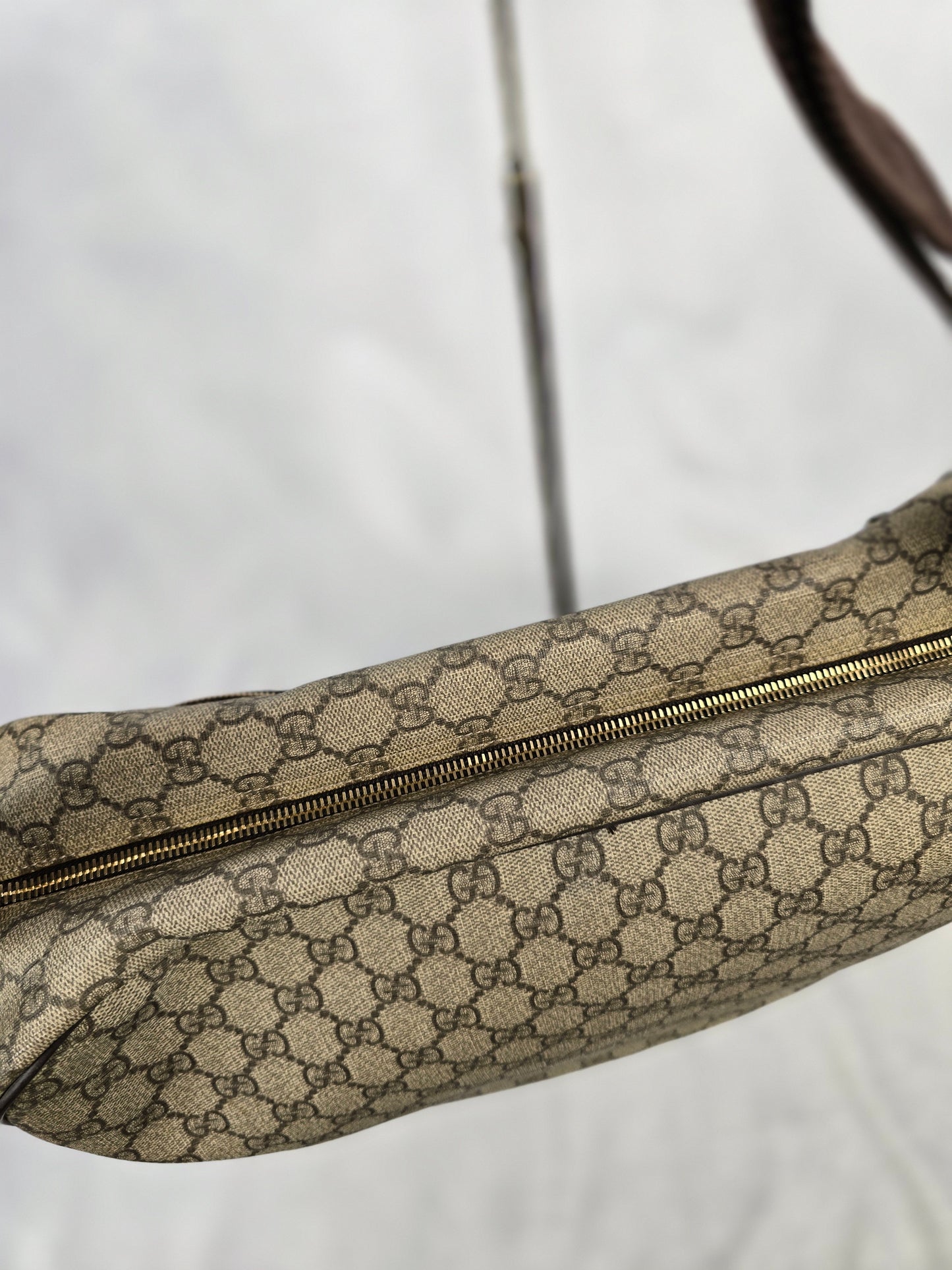 Gucci GG Coated Canvas Messenger Bag
