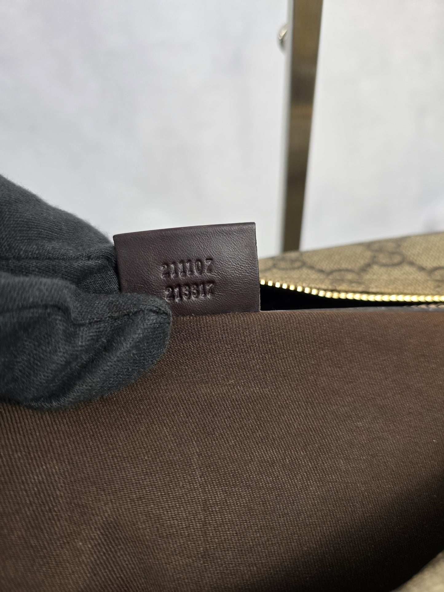 Gucci GG Coated Canvas Messenger Bag