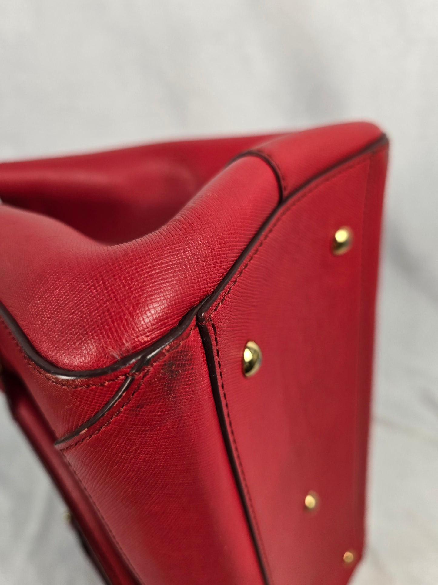 MCM Nuovo Tote in Red Leather
