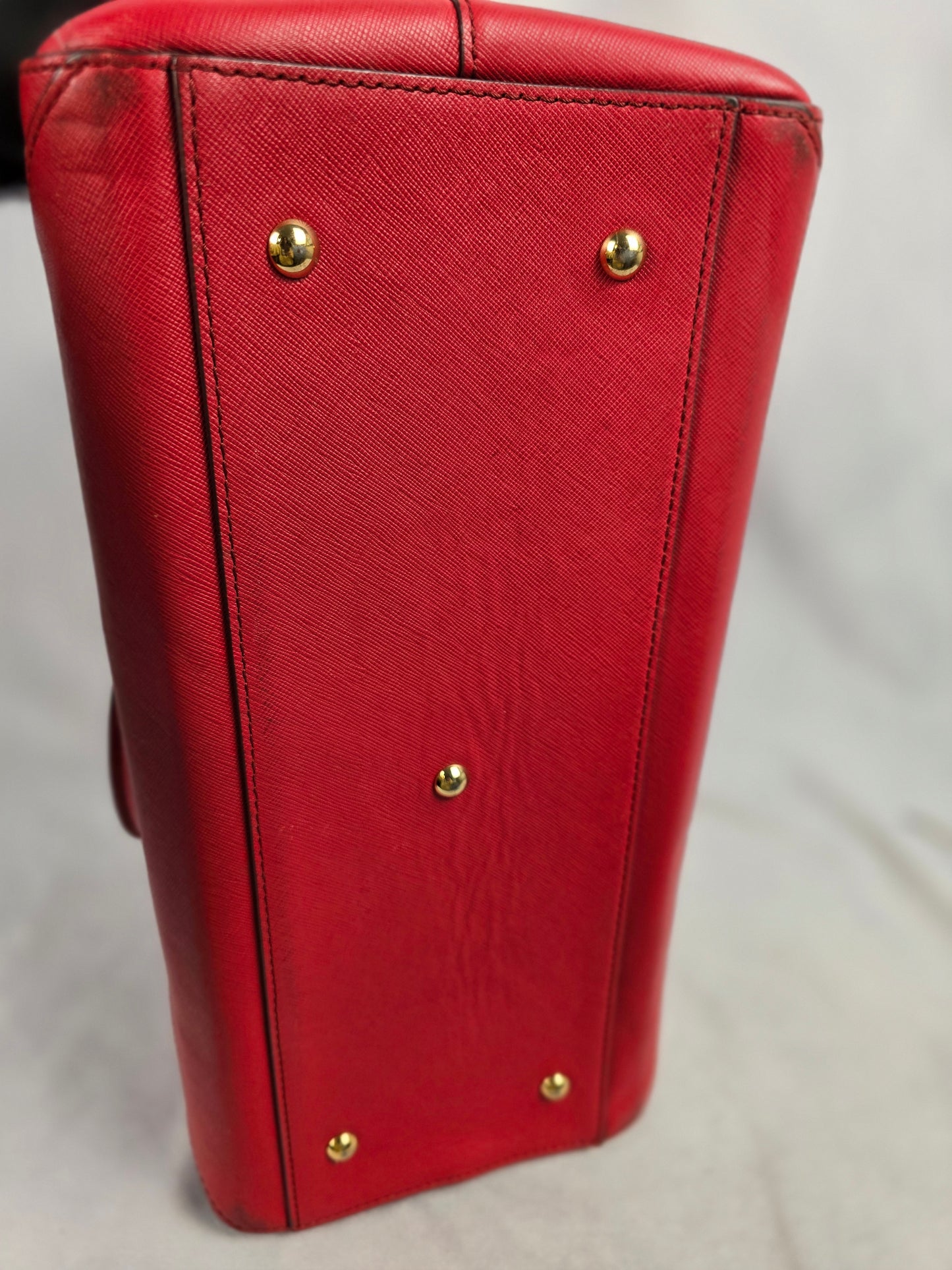 MCM Nuovo Tote in Red Leather