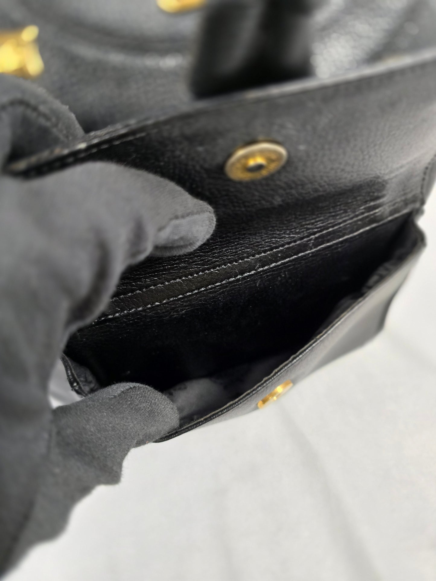 MCM Stark Black Leather Backpack