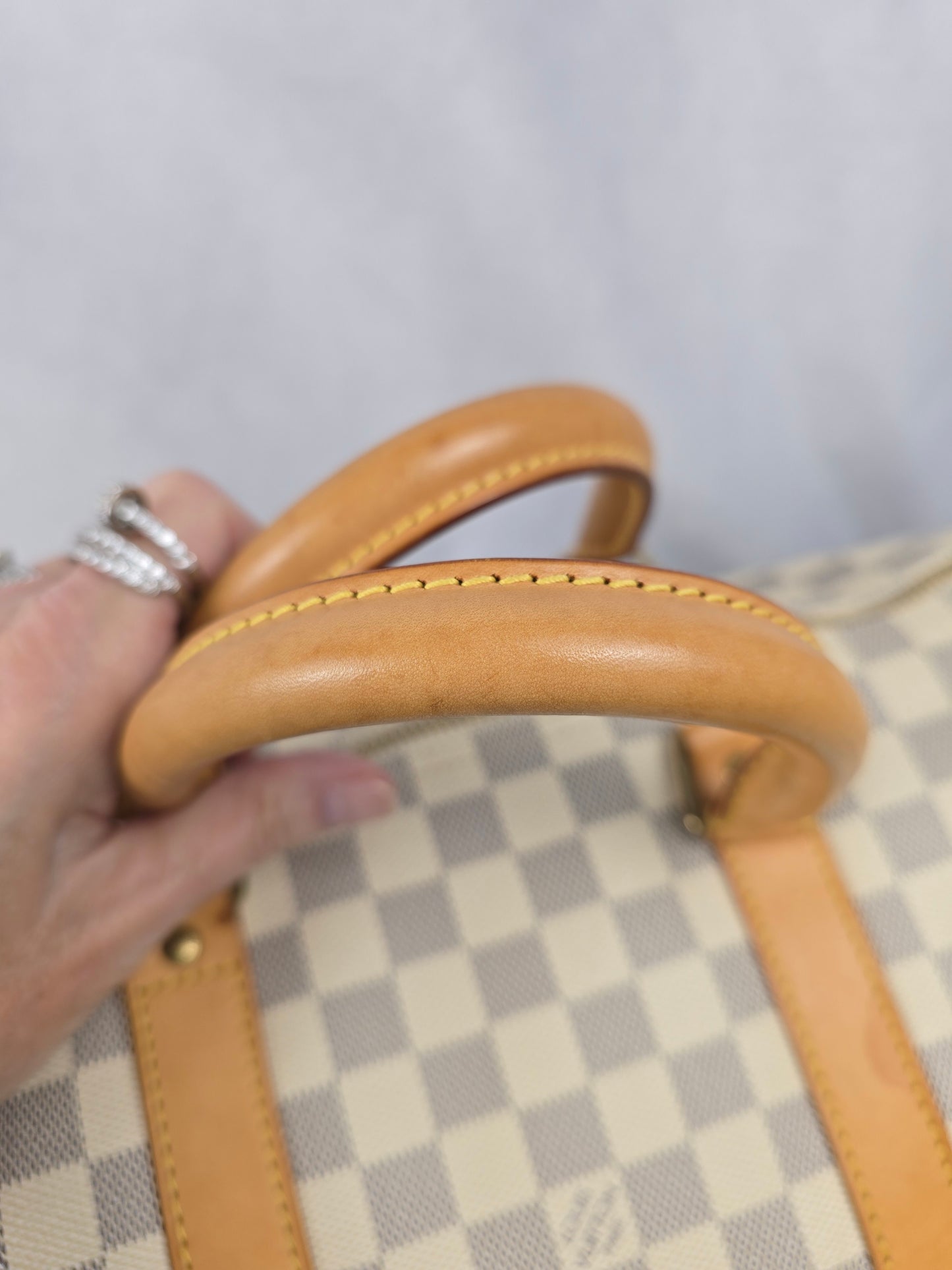 Louis Vuitton Damier Azure Keepall 50
