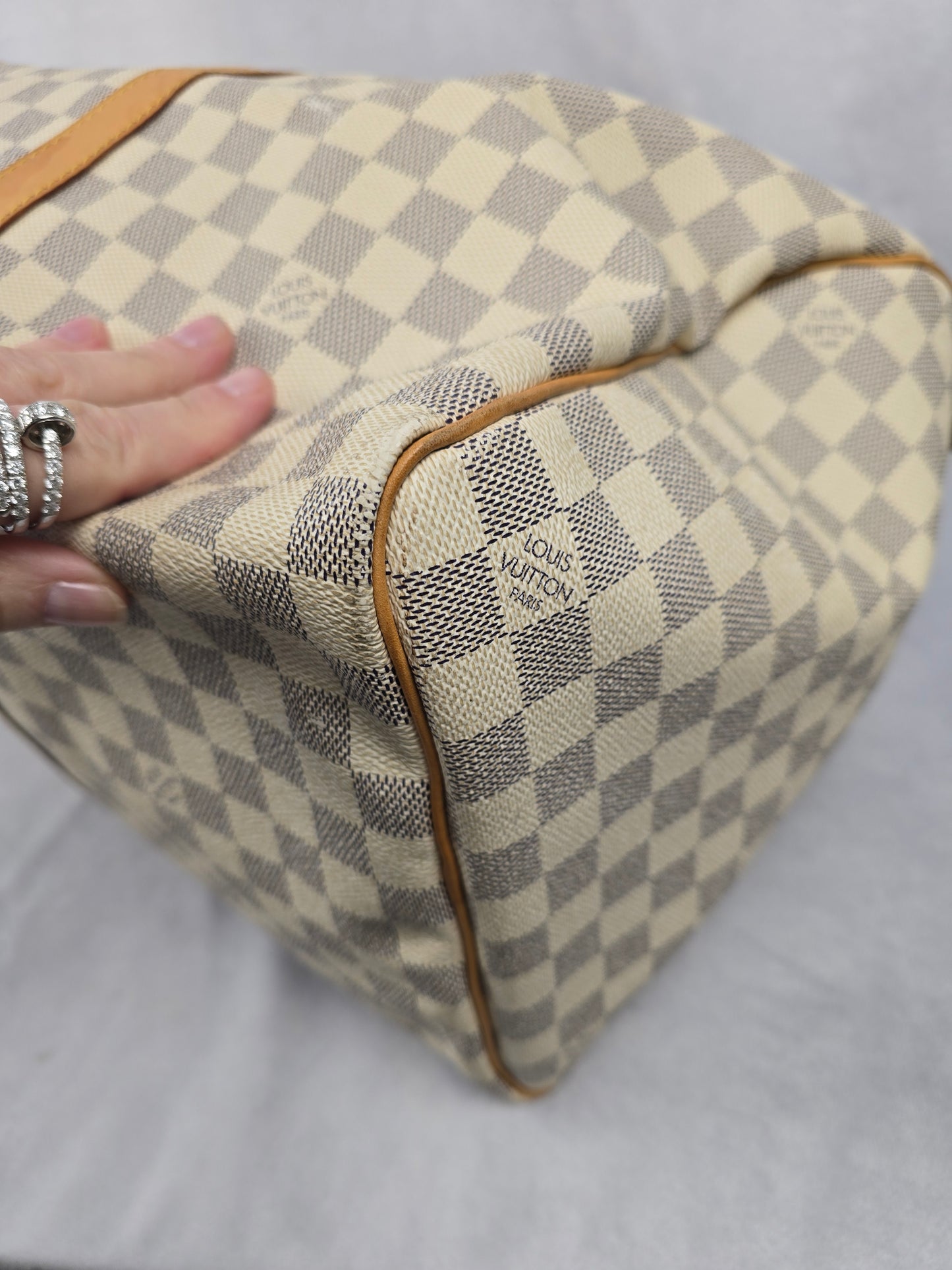 Louis Vuitton Damier Azure Keepall 50