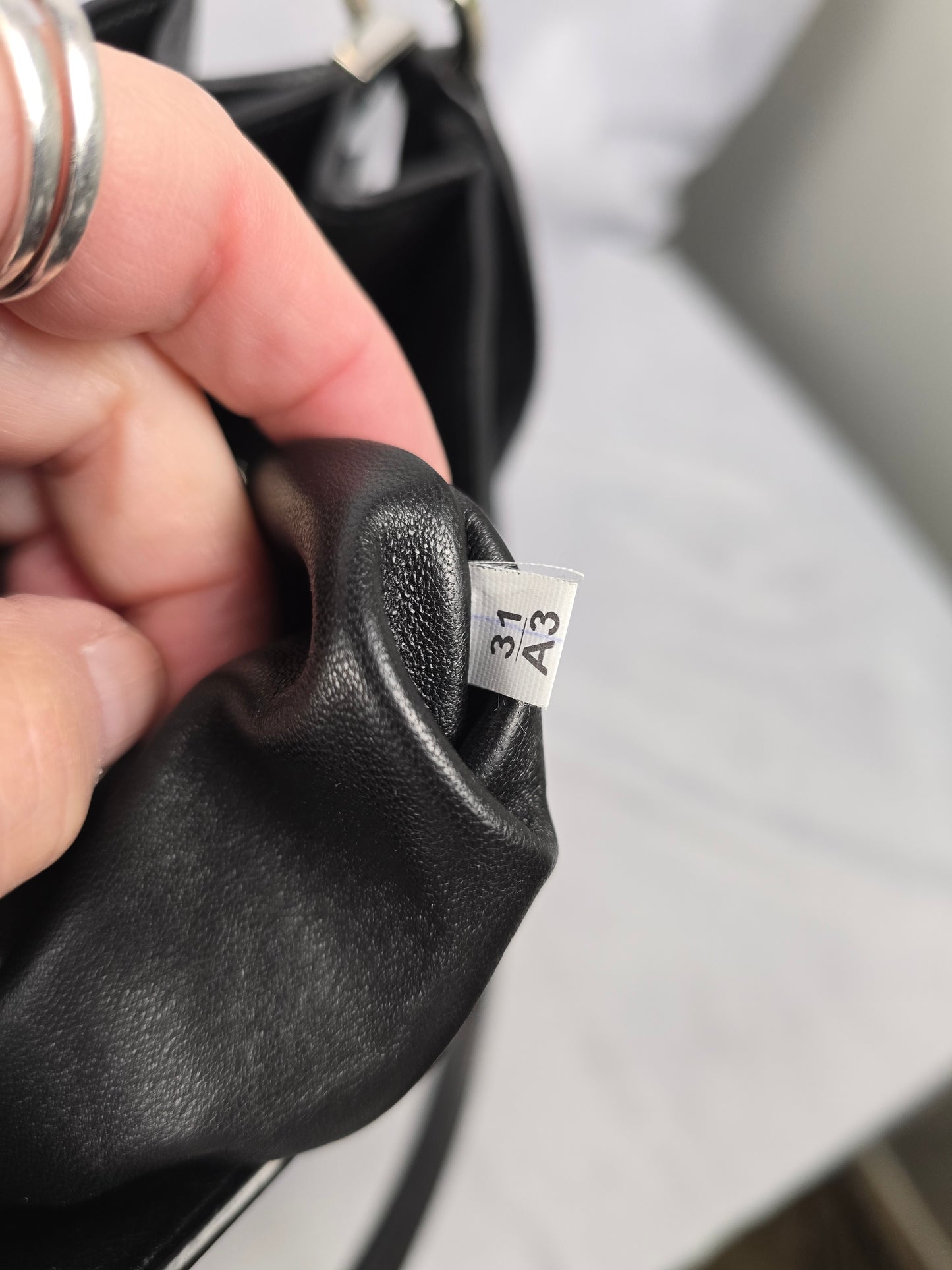 Prada Margit Black Leather Shoulder Bag