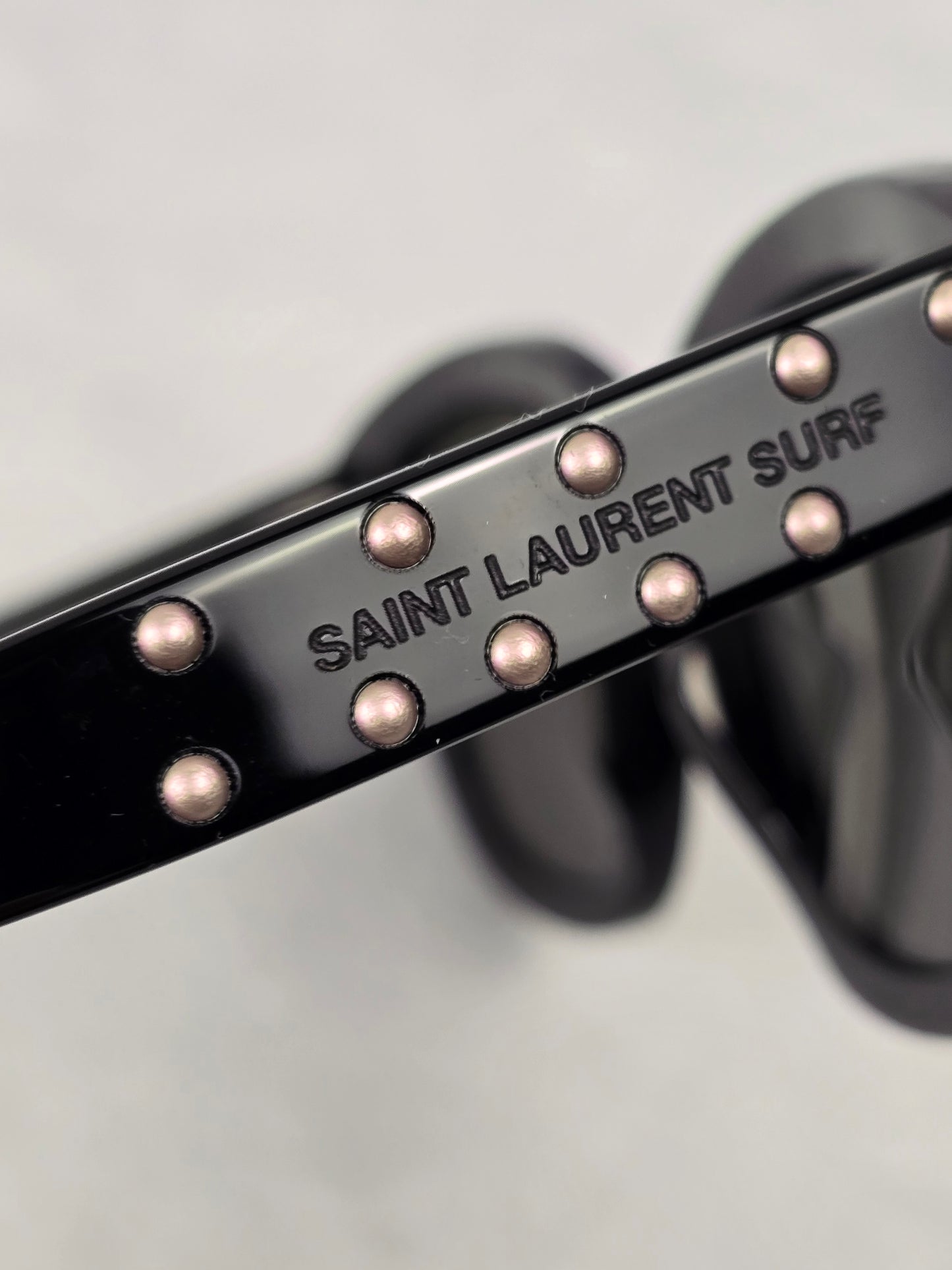 Yves Saint Laurent Surf Black Studded Sunglasses