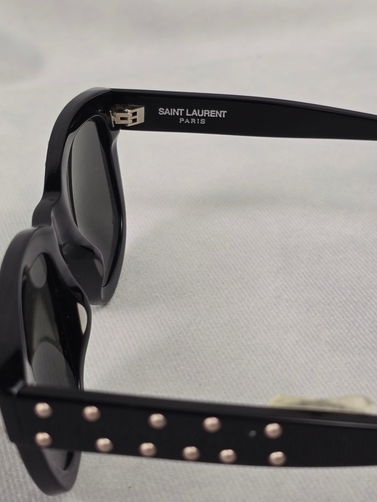 Yves Saint Laurent Surf Black Studded Sunglasses