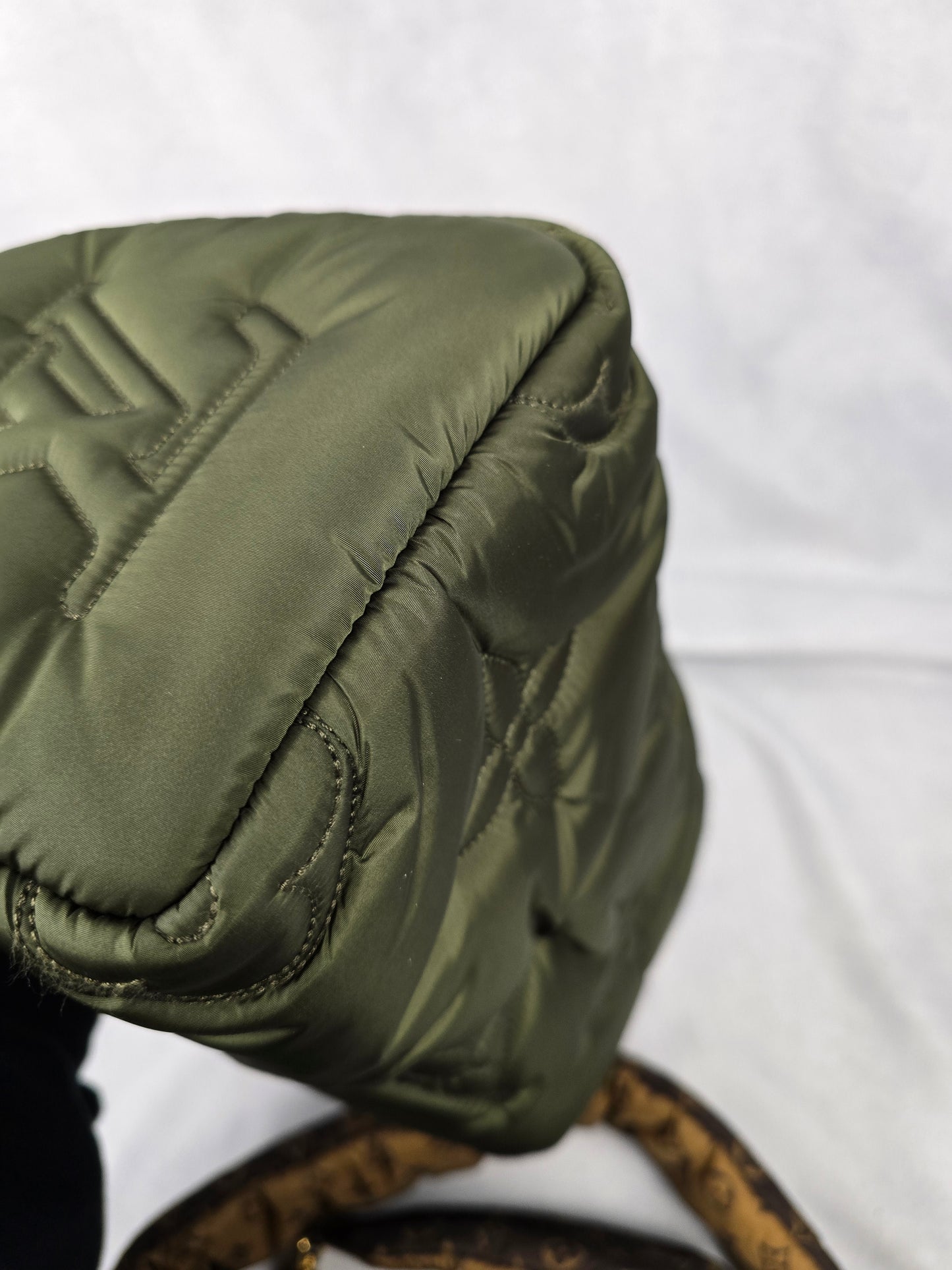 Louis Vuitton Econyl Mini Monogram Pillow Speedy Bando 25 in Khaki