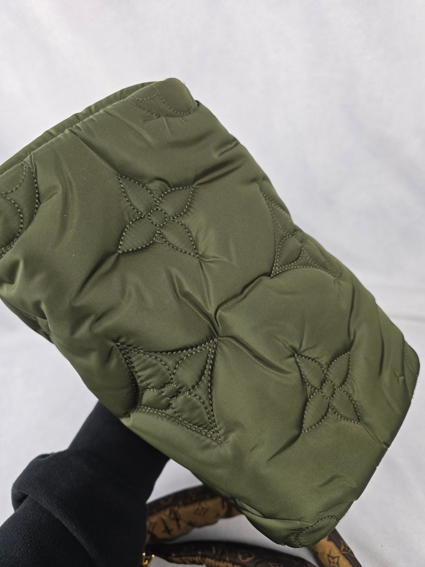 Louis Vuitton Econyl Mini Monogram Pillow Speedy Bando 25 in Khaki