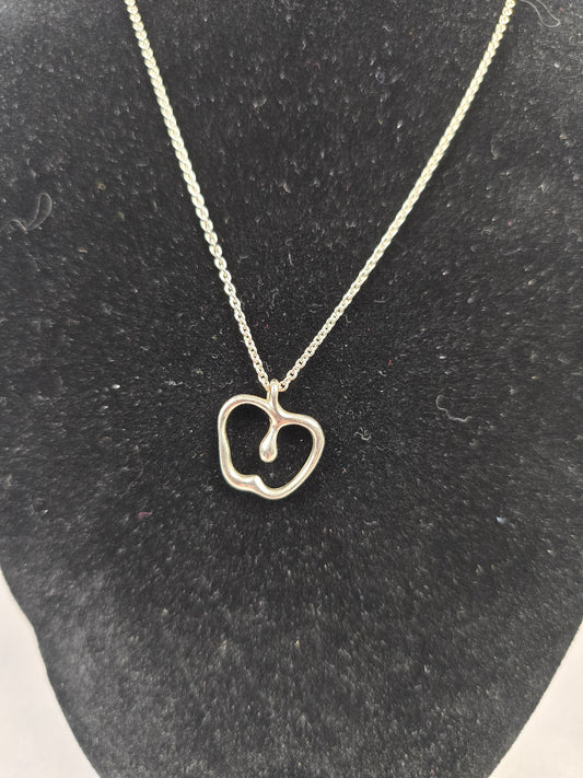 Tiffany & Co Elsa Peretti Open Apple Necklace