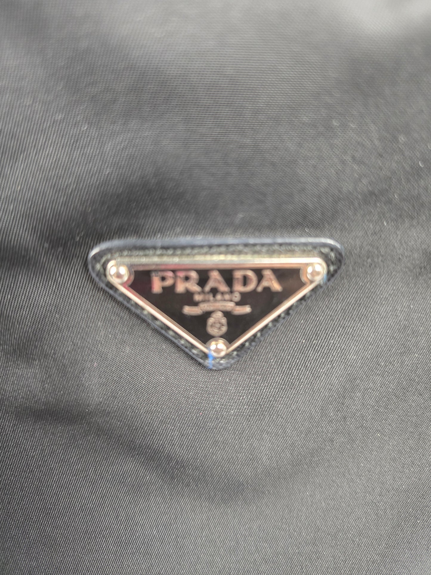 Prada Tessuto Nylon Black Skull Tote