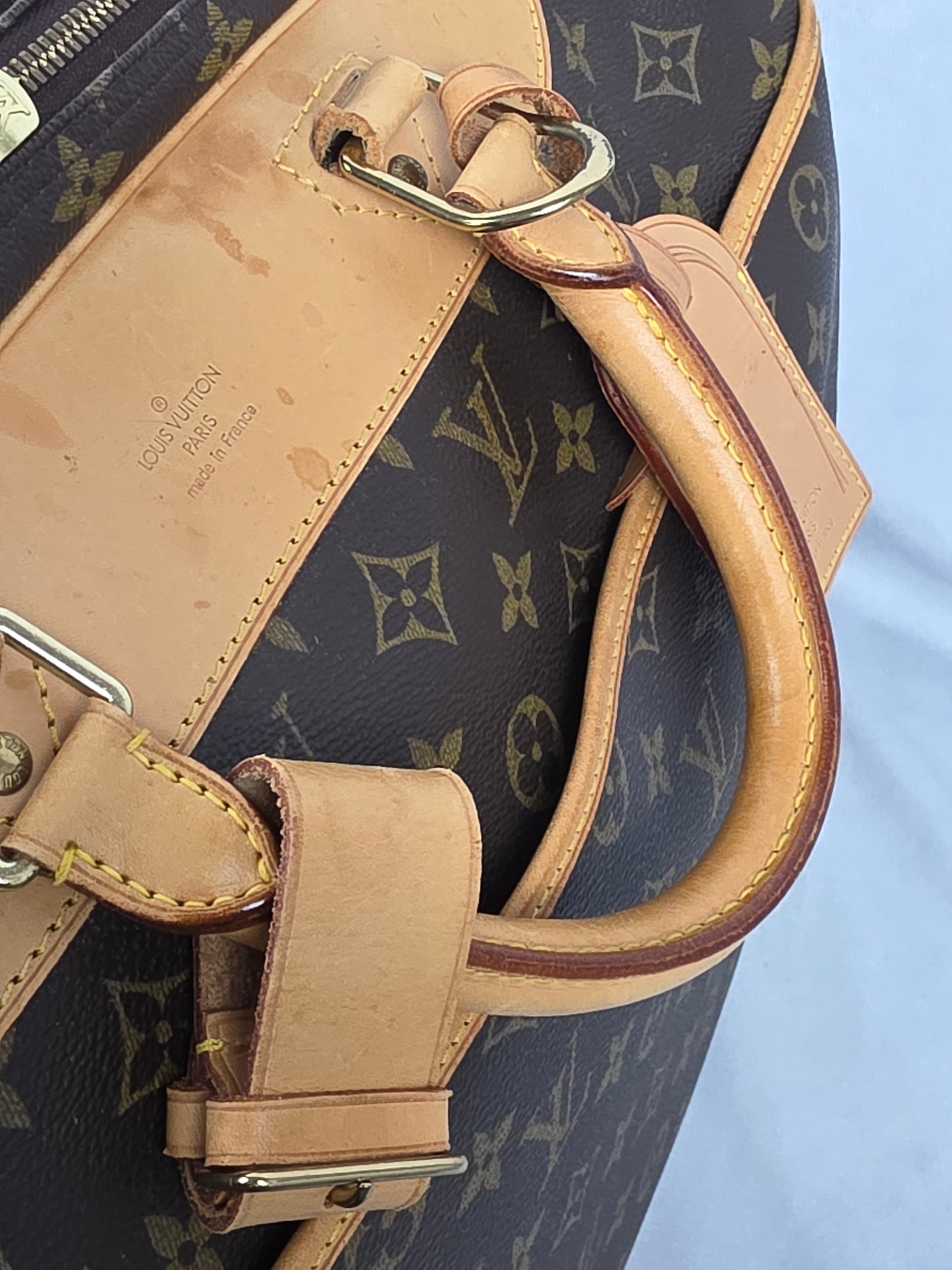 Louis Vuitton Monogram Alizé 24 Heures Travel Bag + Strap