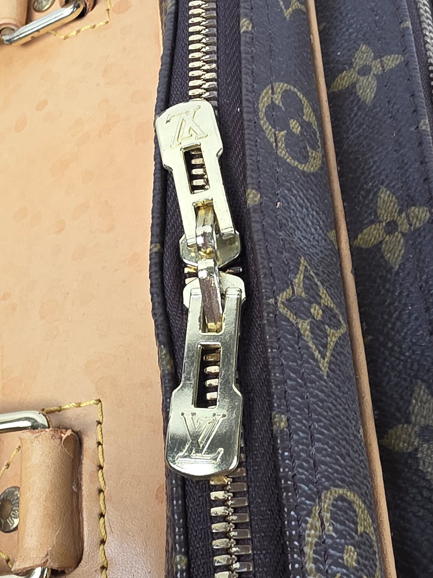 Louis Vuitton Monogram Alizé 24 Heures Travel Bag + Strap