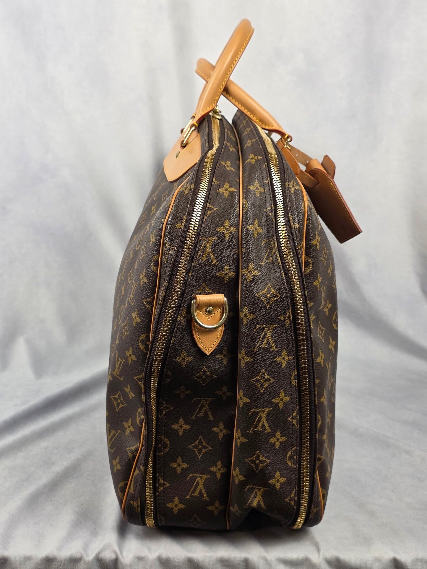 Louis Vuitton Monogram Alizé 2 Poches Travel Bag Luggage 55 cm + Strap