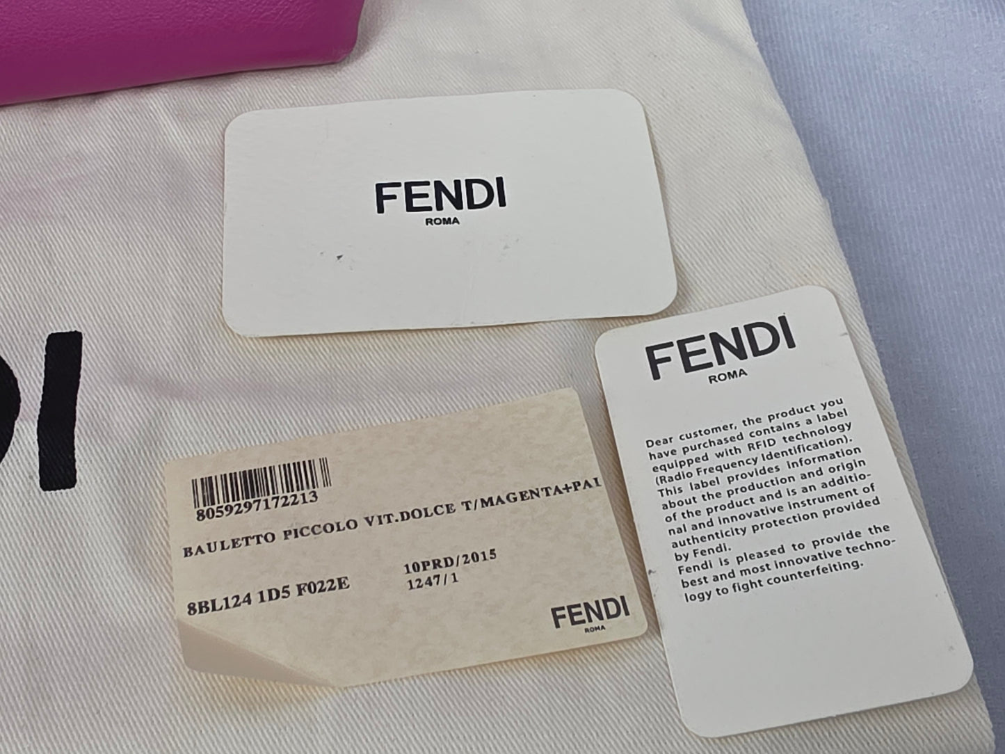 Fendi "By The Way" Boston Bag – Vibrant Magenta Calfskin
