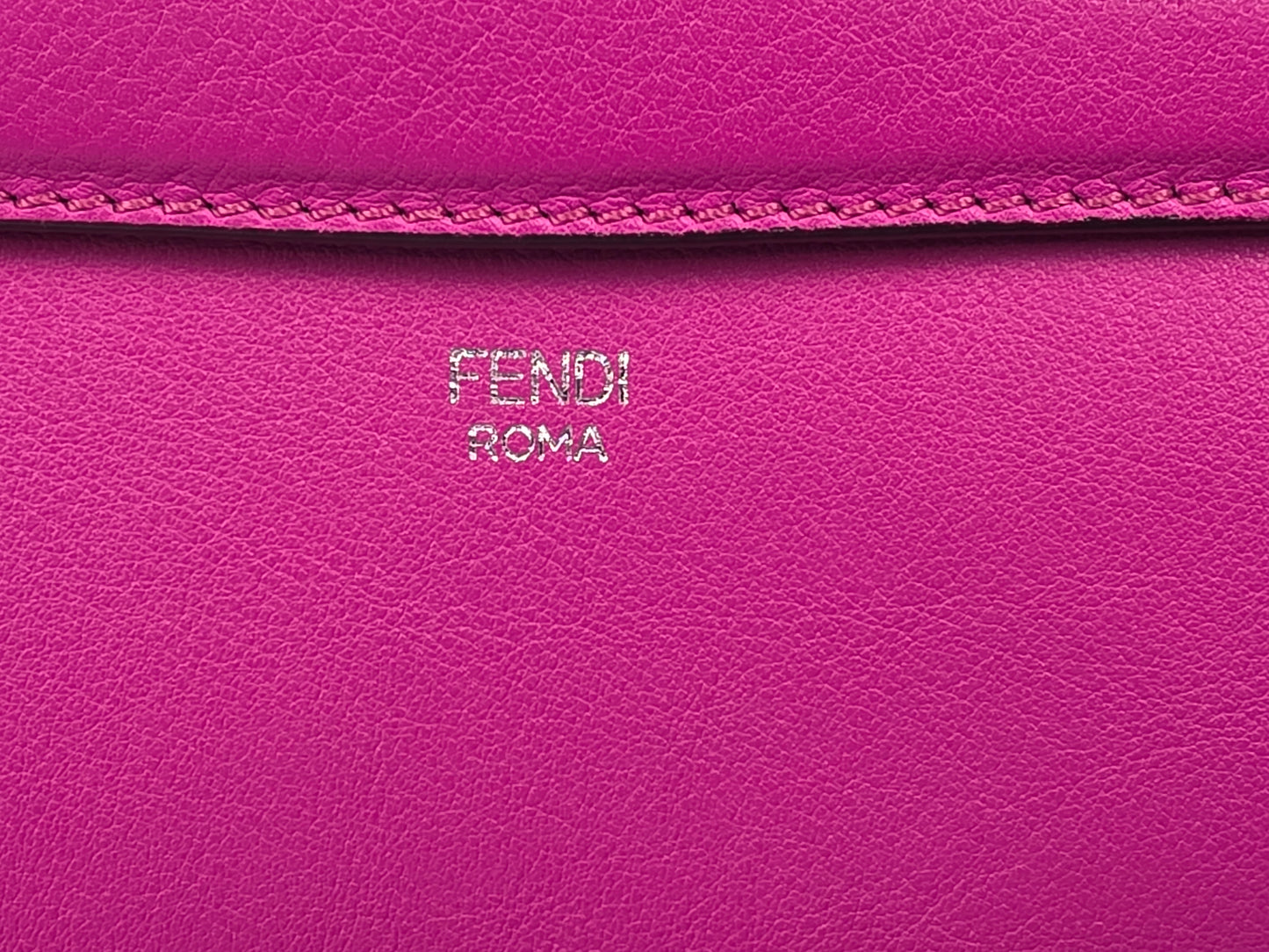 Fendi "By The Way" Boston Bag – Vibrant Magenta Calfskin