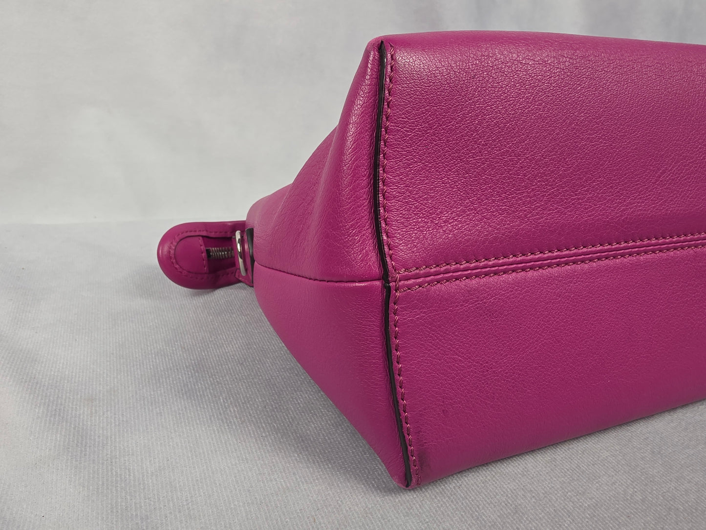Fendi "By The Way" Boston Bag – Vibrant Magenta Calfskin