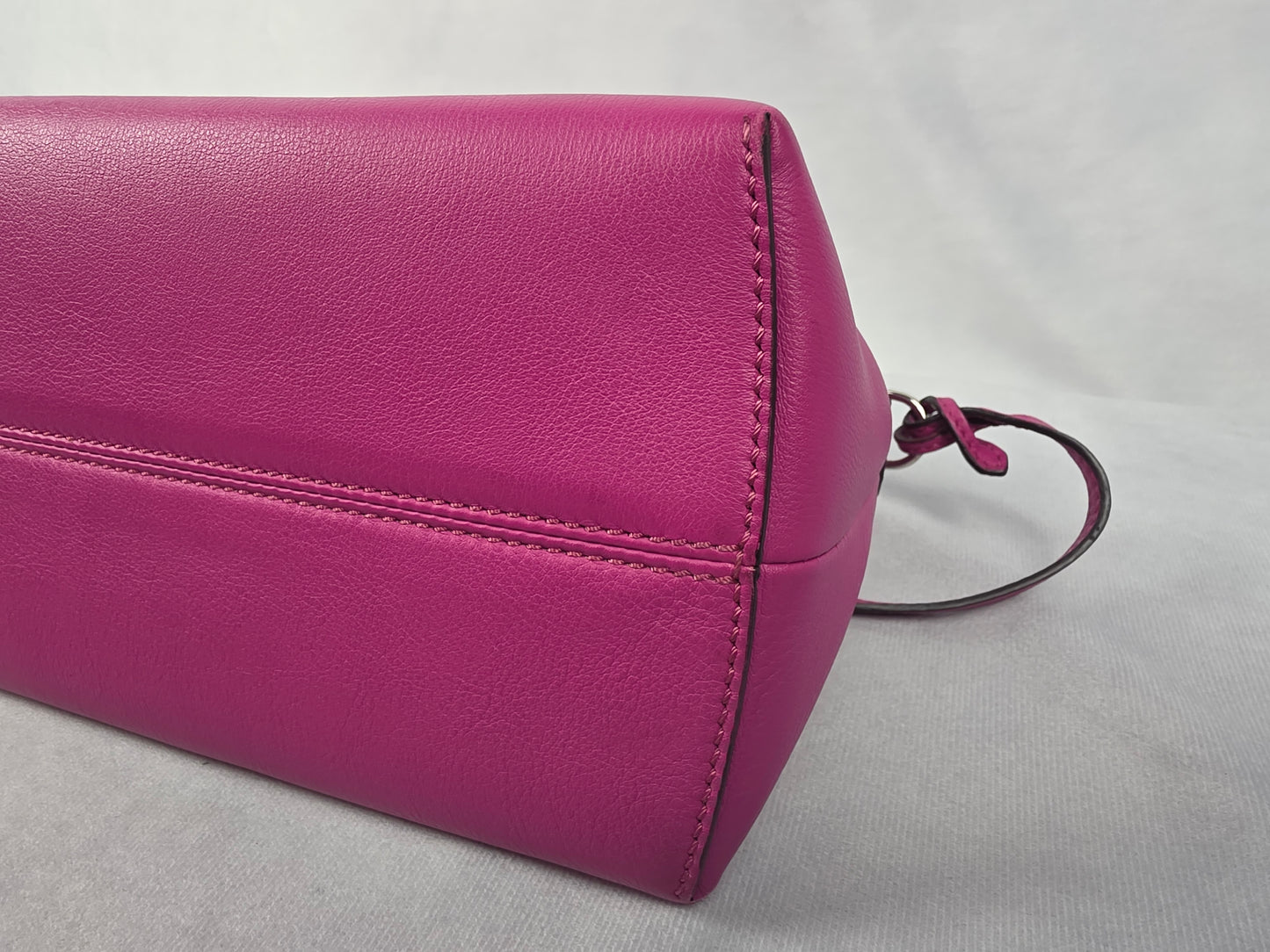 Fendi "By The Way" Boston Bag – Vibrant Magenta Calfskin